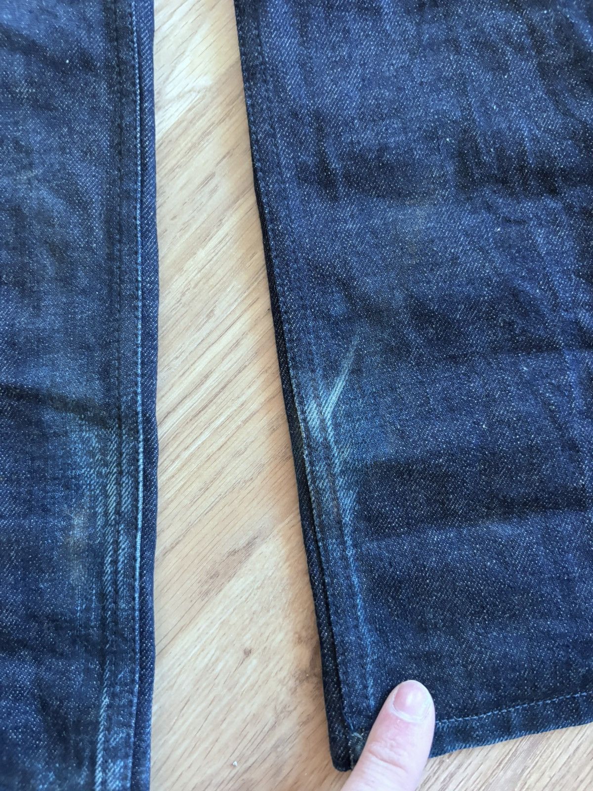 Vuja De Vuja Dé Amalia wide-leg raw denim Size US 30 / EU 46 - 9 Thumbnail