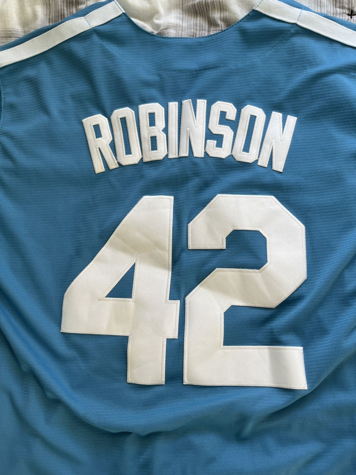 Nike Nike Jackie Robinson Jersey Size US L / EU 52-54 / 3 - 4 Thumbnail
