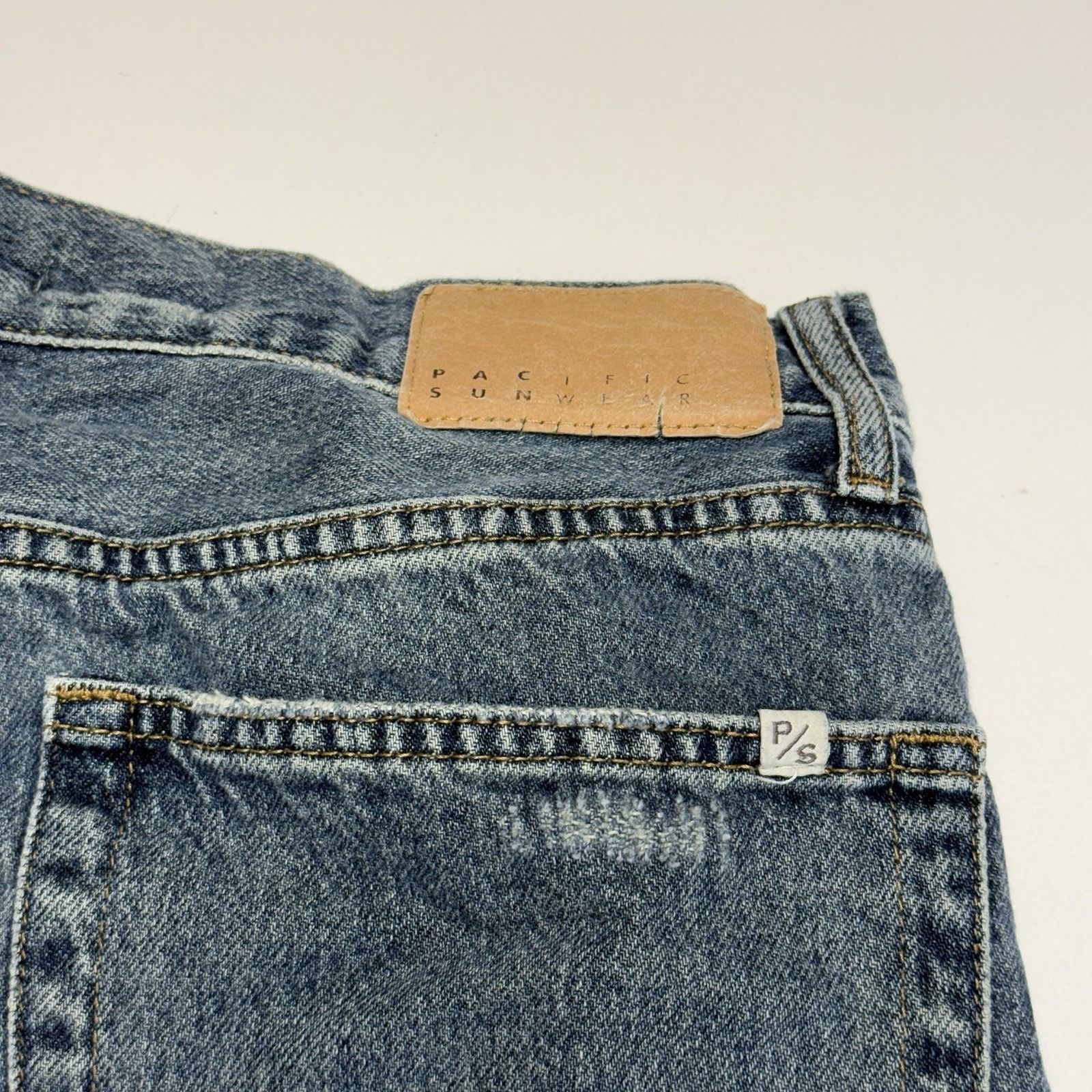 Pacsun Pacsun Extreme Baggy Jeans Mens Blue Denim Relaxed Fit Size US 34 / EU 50 - 5 Thumbnail