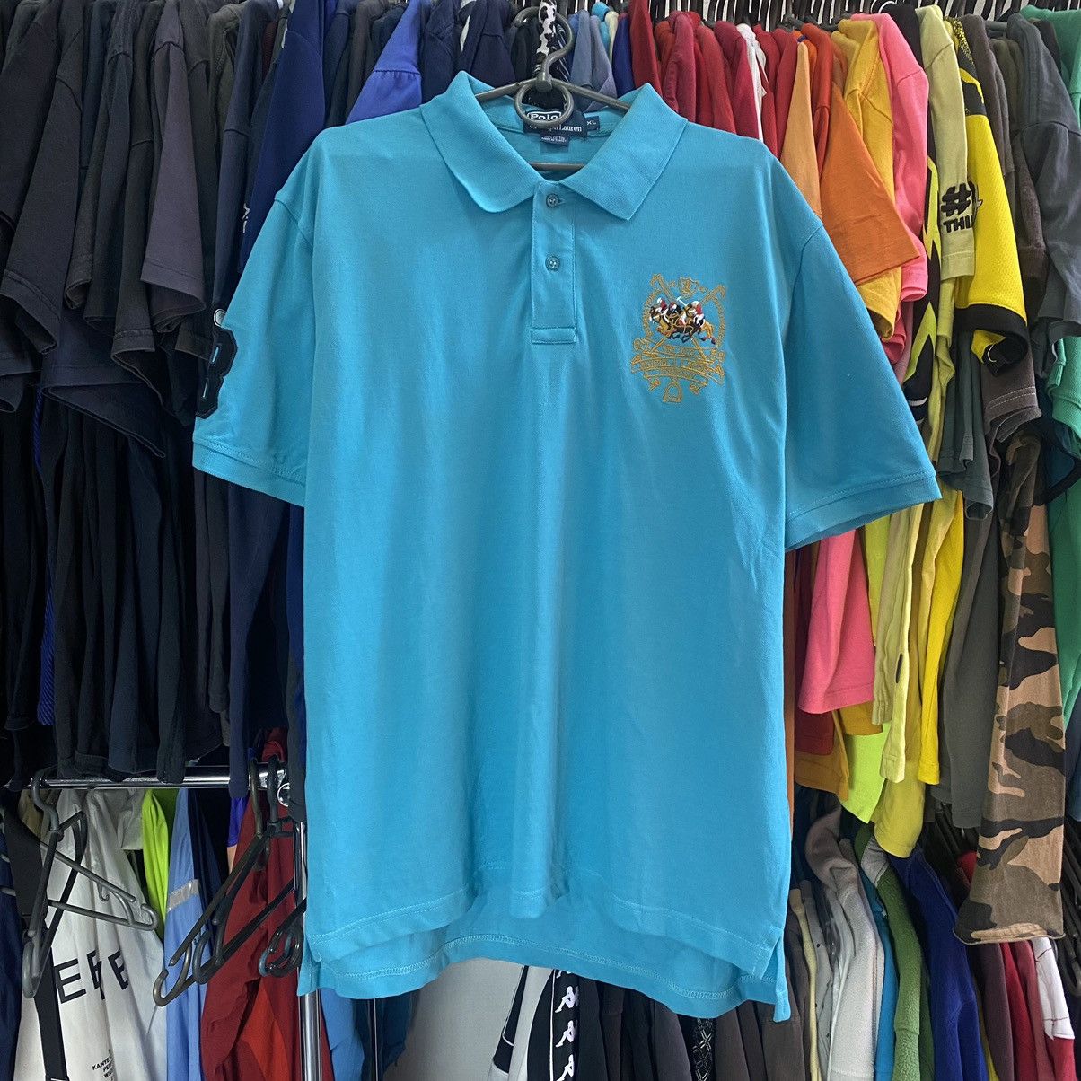 Vintage Vintage Polo Ralph Lauren 3 Big Logo Rare hype y2k polo Size US XL / EU 56 / 4 - 1 Thumbnail