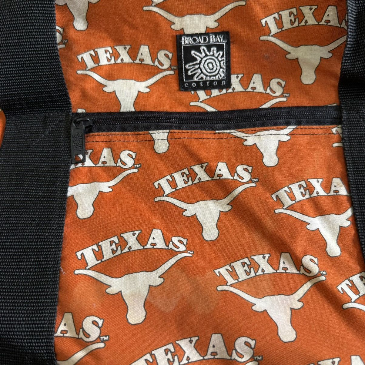 Vintage Vintage Texas Longhorns Duffle Bag Orange Broad Bay Cotton Size ONE SIZE - 10 Thumbnail