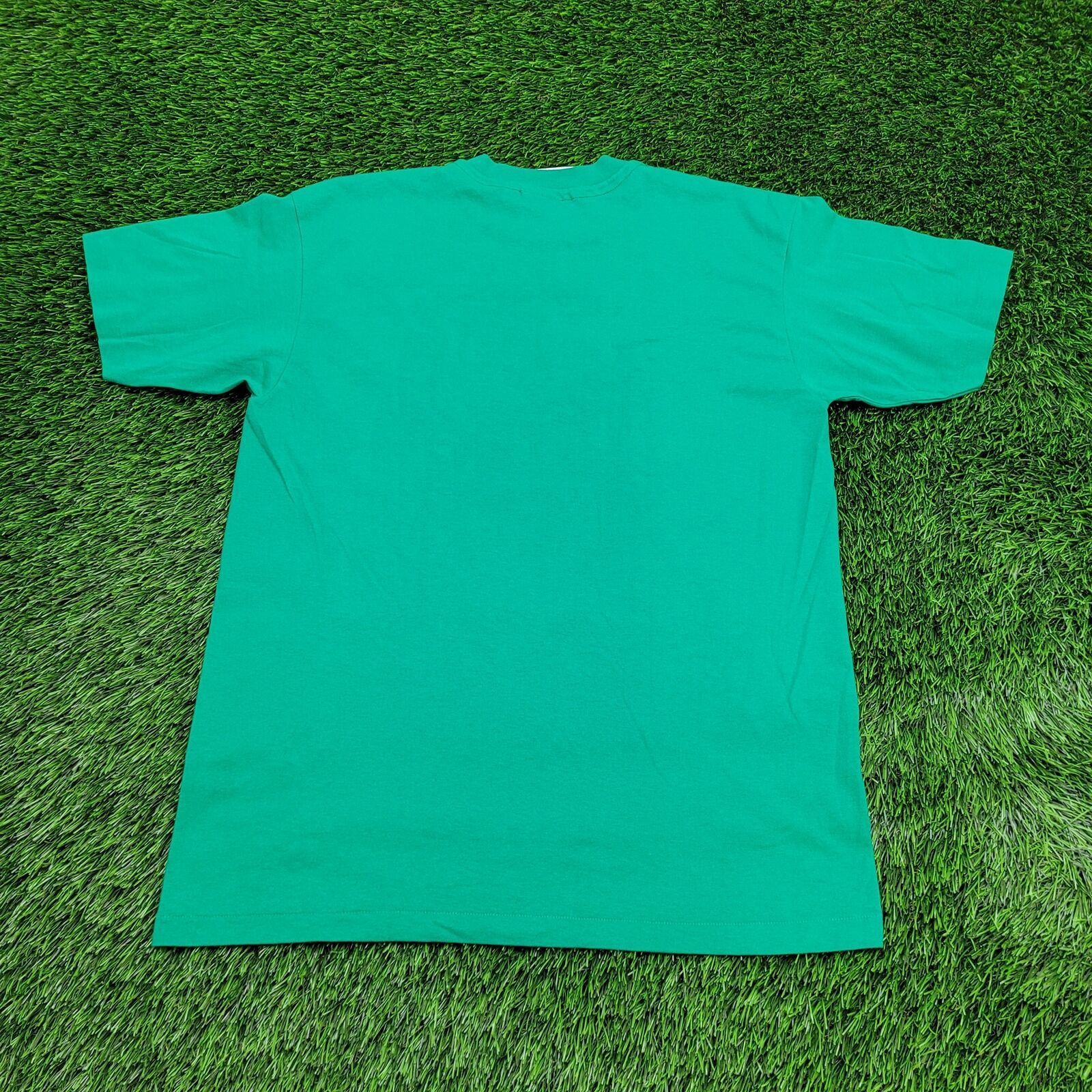 Hanes Vintage 80s New-Jersey ROTC Shirt M/L 20x26 Green Size US L / EU 52-54 / 3 - 2 Thumbnail