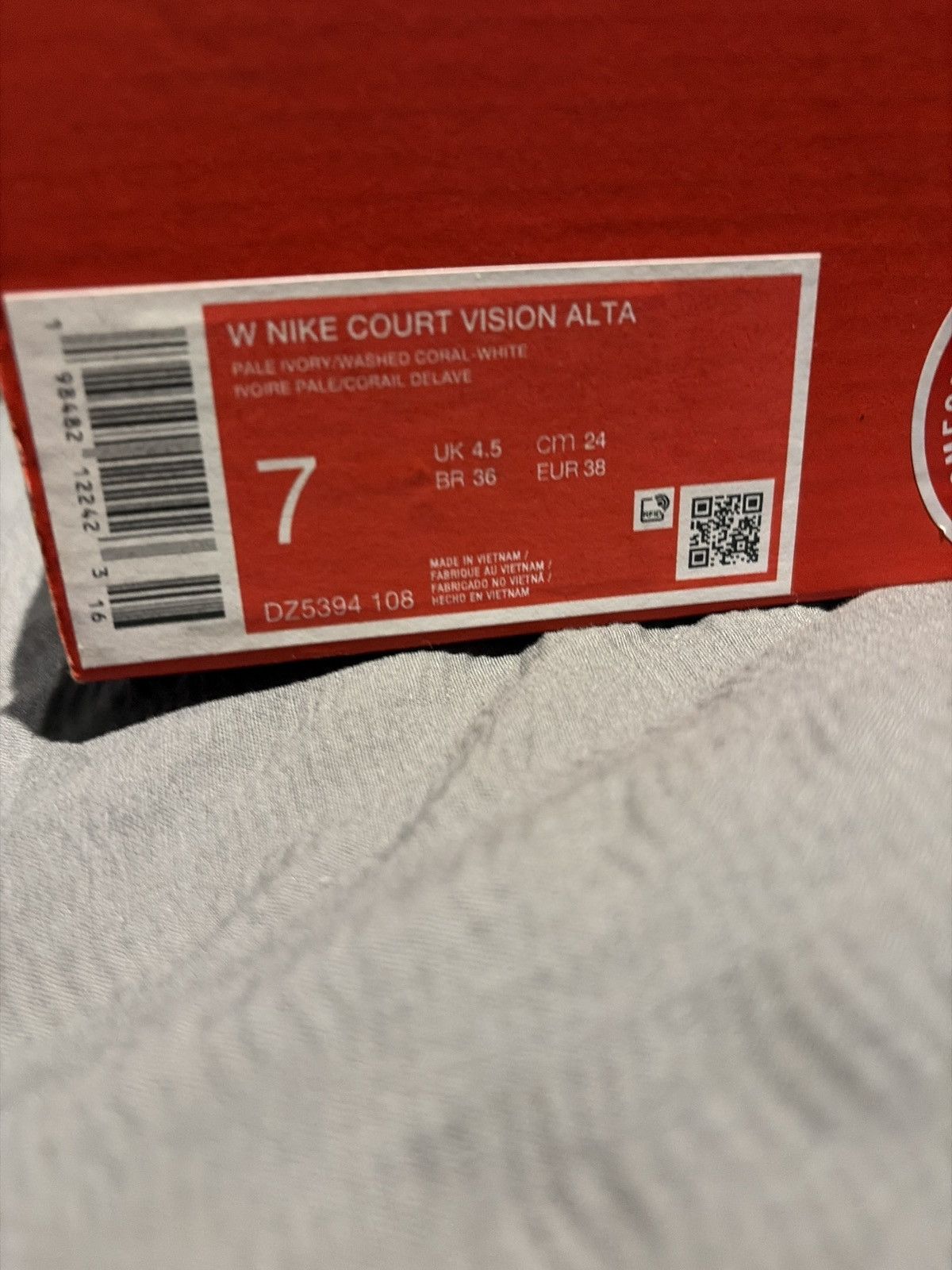 Nike Nike Court Vision Alta Women’s Trainers - UK 4.5 Size US 7 / IT 37 - 6 Thumbnail
