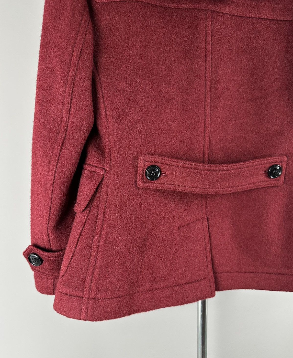Burberry Burberry - Wool Short Black Well Duffle Coat Size XS / US 0-2 / IT 36-38 - 9 Thumbnail
