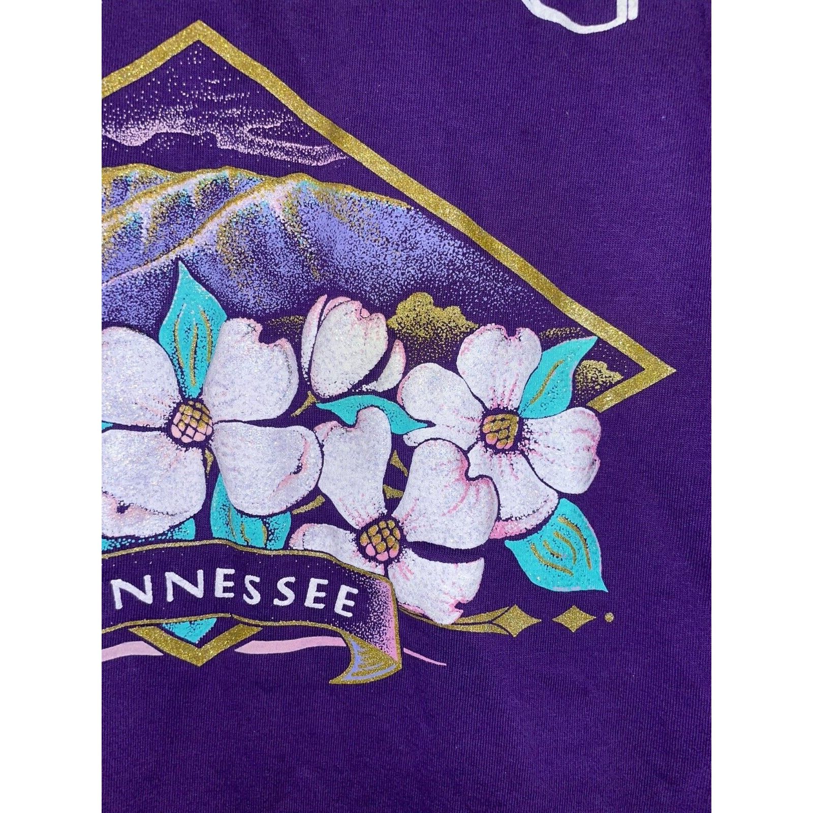 Jerzees Vintage Tennessee Shirt Jerzees Gatlinburg TN Tee VTG 90s L Size US L / EU 52-54 / 3 - 4 Thumbnail