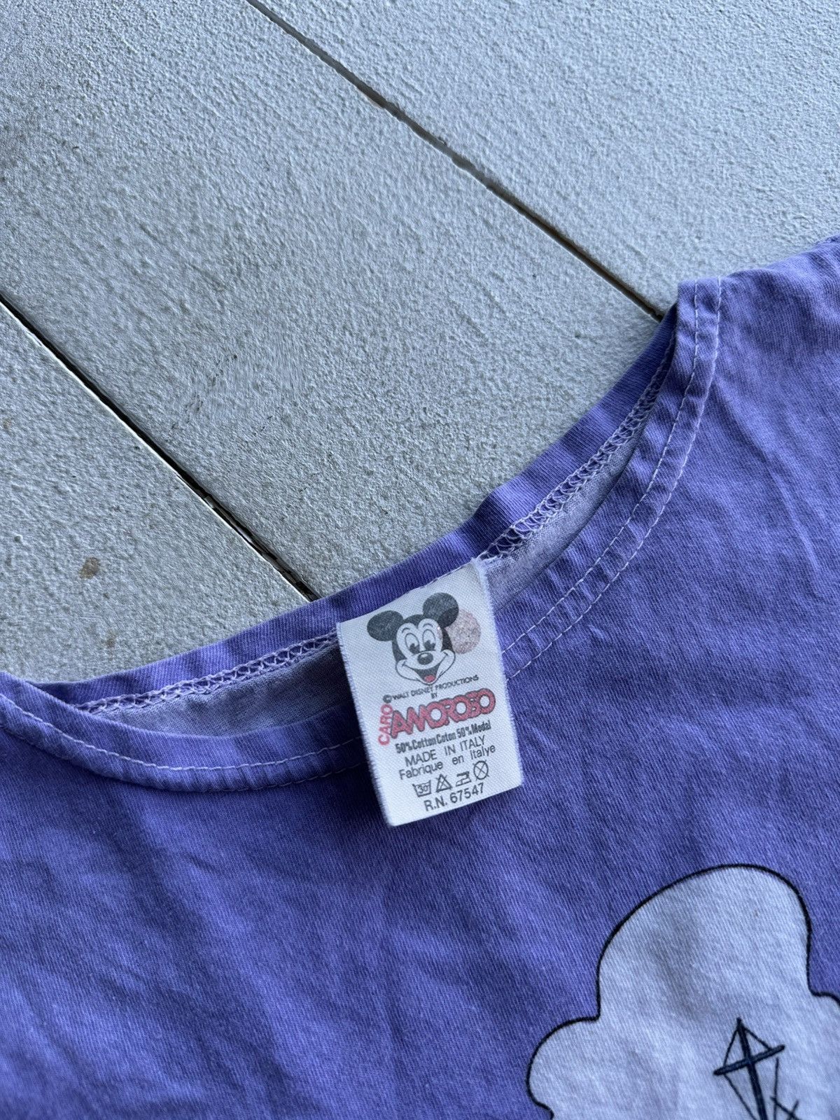 Disney 90s🚨RARE WALD DISNEY MICKEY MOUSE BIG LOGO MADE IN ITALY Size S / US 4 / IT 40 - 6 Thumbnail