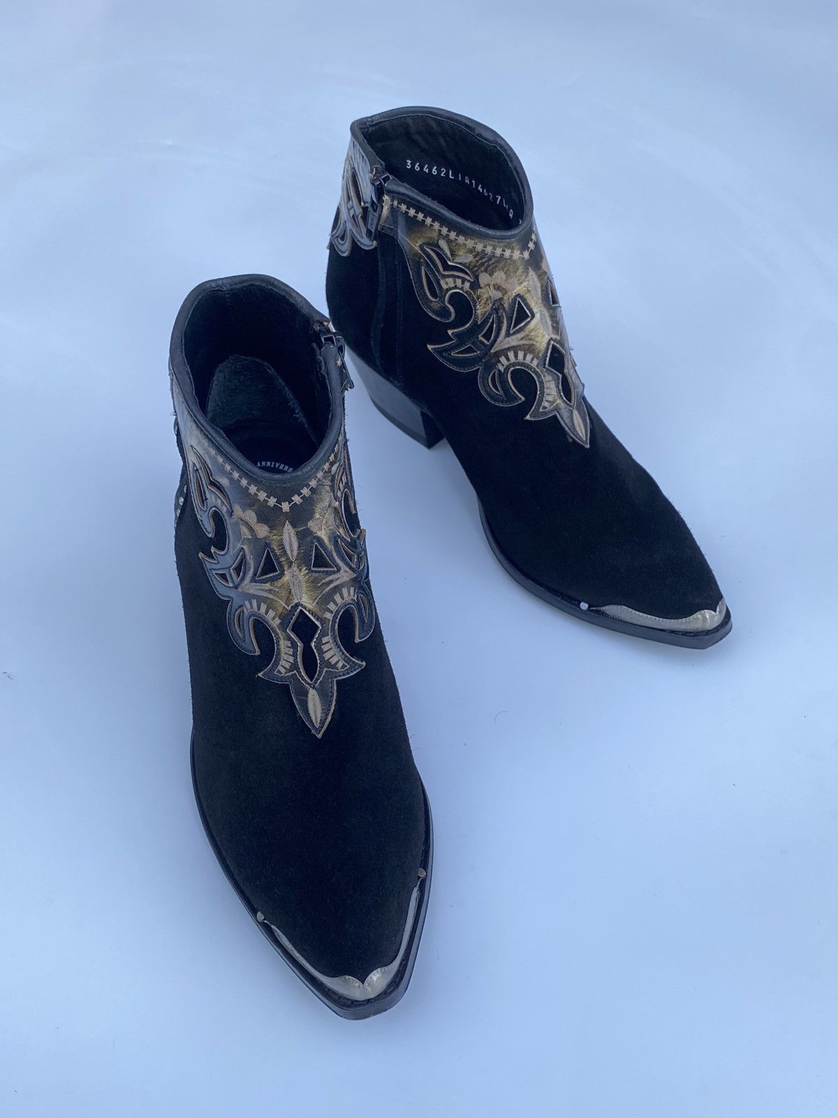 Sendra Sendra Dark Westerboot Leather Cowboy Boots Size US 8 / IT 38 - 16 Thumbnail