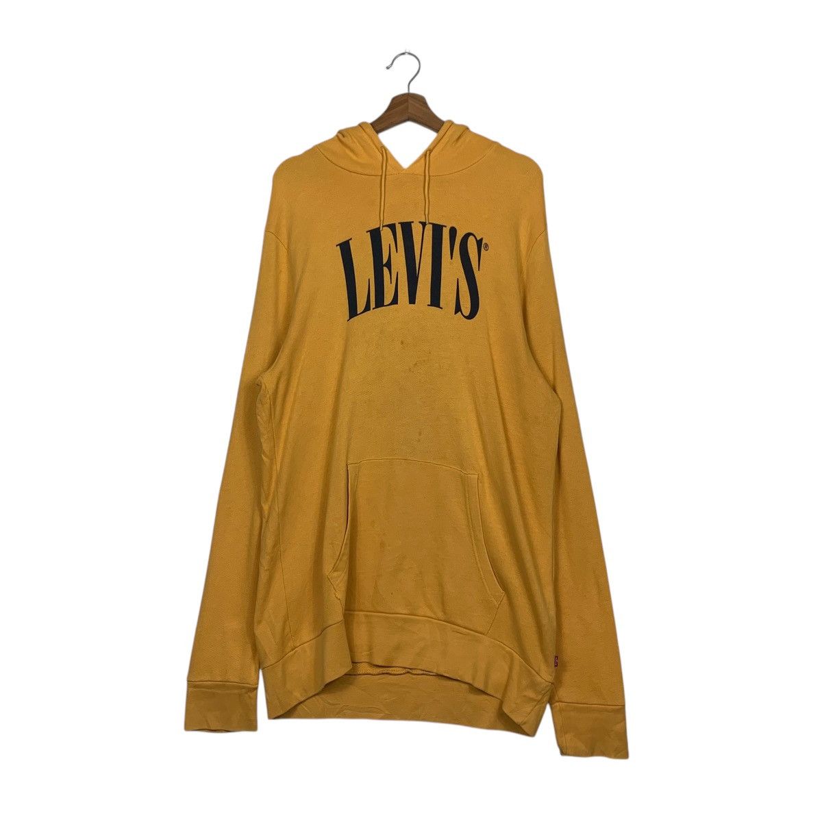 Levi's LEVIS Big Logo Pullover Yellow Hoodies Sweatshirt #1763-C78 Size US L / EU 52-54 / 3 - 1 Thumbnail