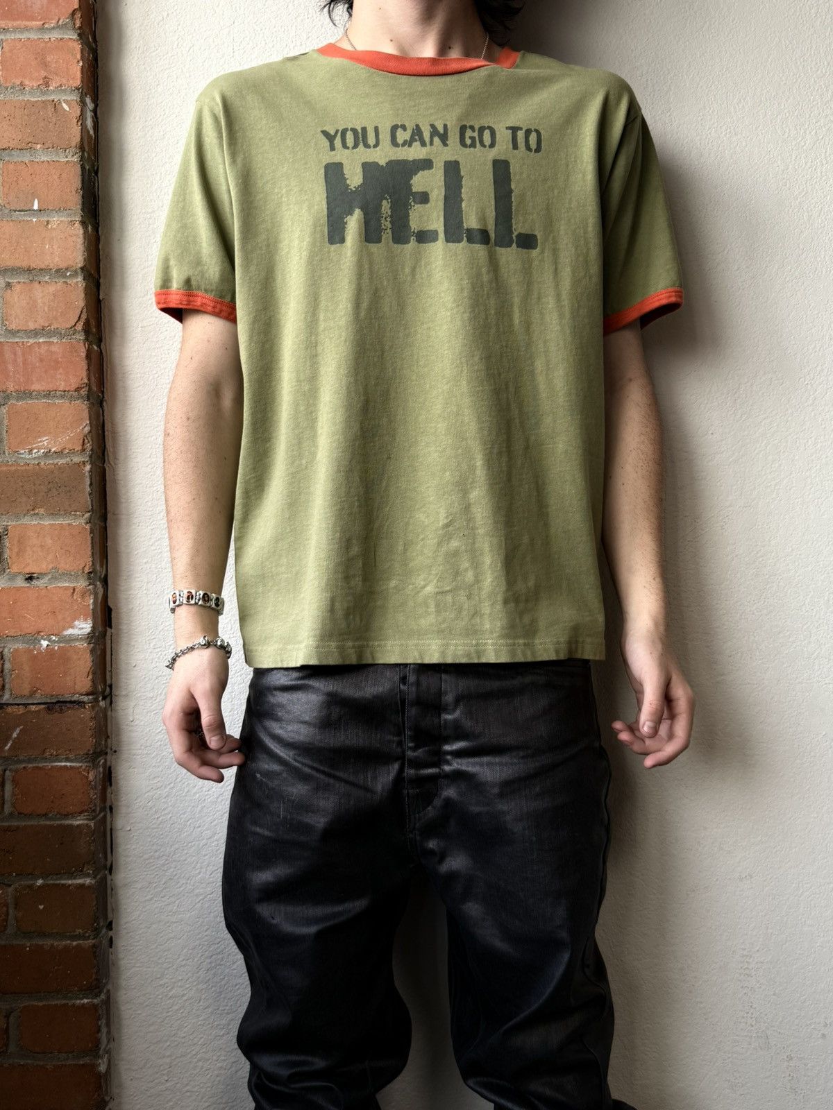 Marc Jacobs Marc Jacobs You Can Go To Hell T-Shirt Size US L / EU 52-54 / 3 - 2 Thumbnail