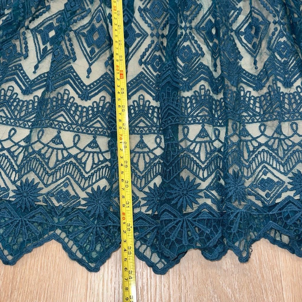 Free People Jen's Pirate Booty x Free People Sagrada Romeo Lace Teal Min Size S / US 4 / IT 40 - 15 Thumbnail