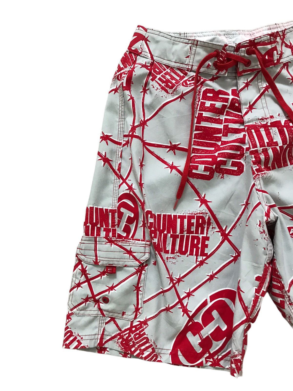 Vintage Vintage Counter Culture Surfboard Shorts Size US 28 / EU 44 - 2 Thumbnail