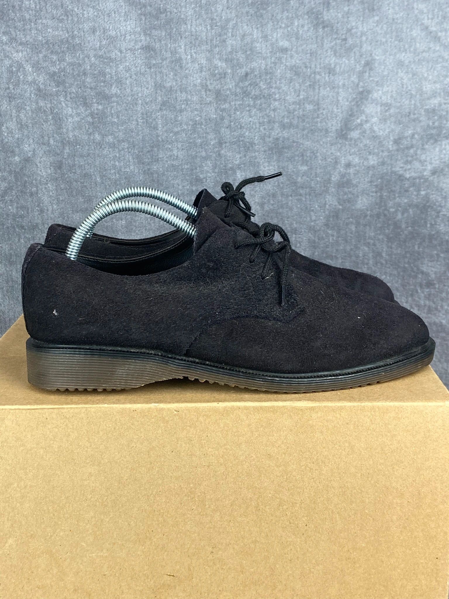Dr. Martens Vintage black suede oxford shoes Size US 6 / EU 39 - 5 Thumbnail