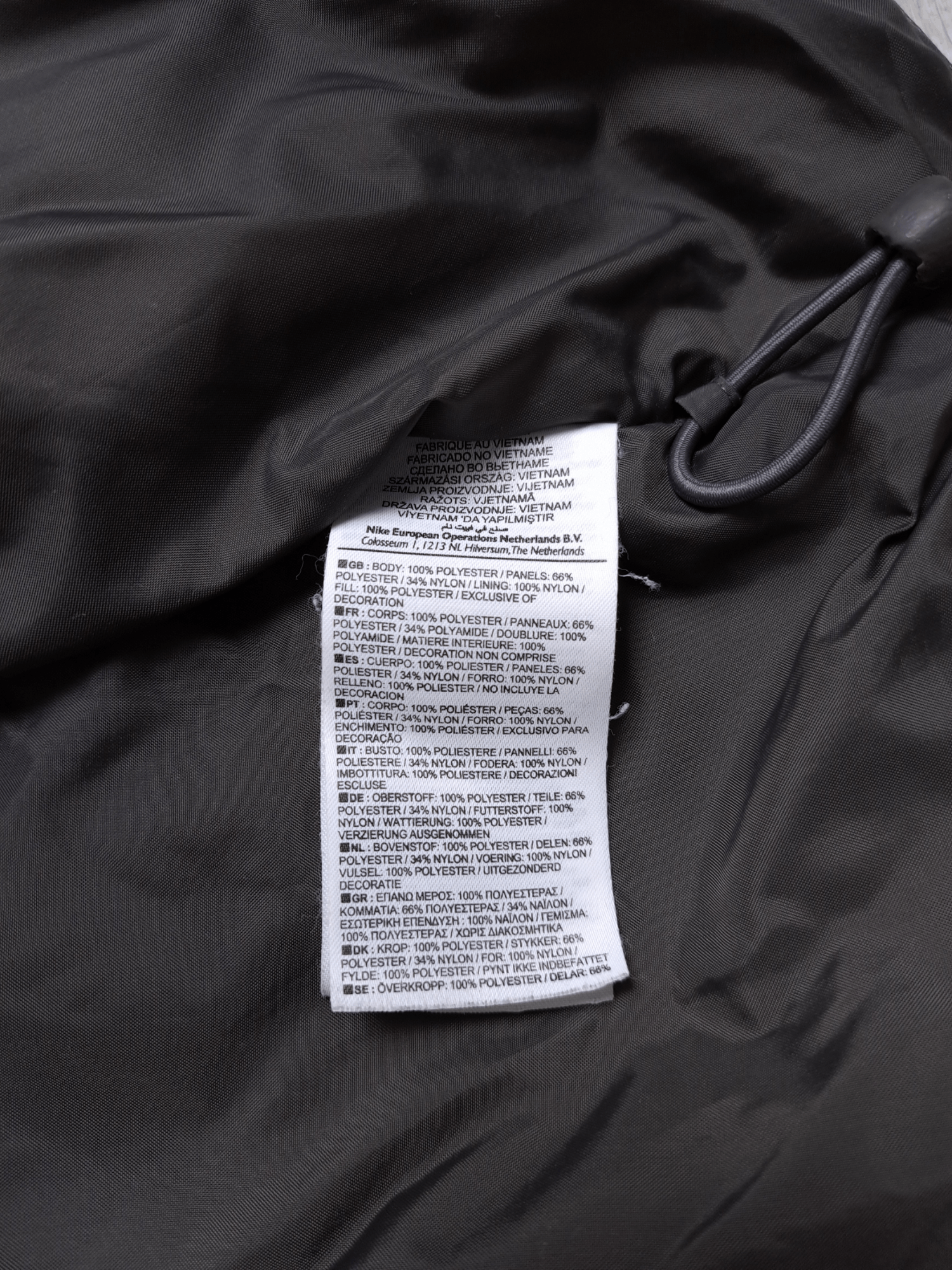 Nike × Vintage 💎 00's Y2K Vintage Nike Grey Puffer Winter Jacket Bomber Size US XXL / EU 58 / 5 - 8 Thumbnail