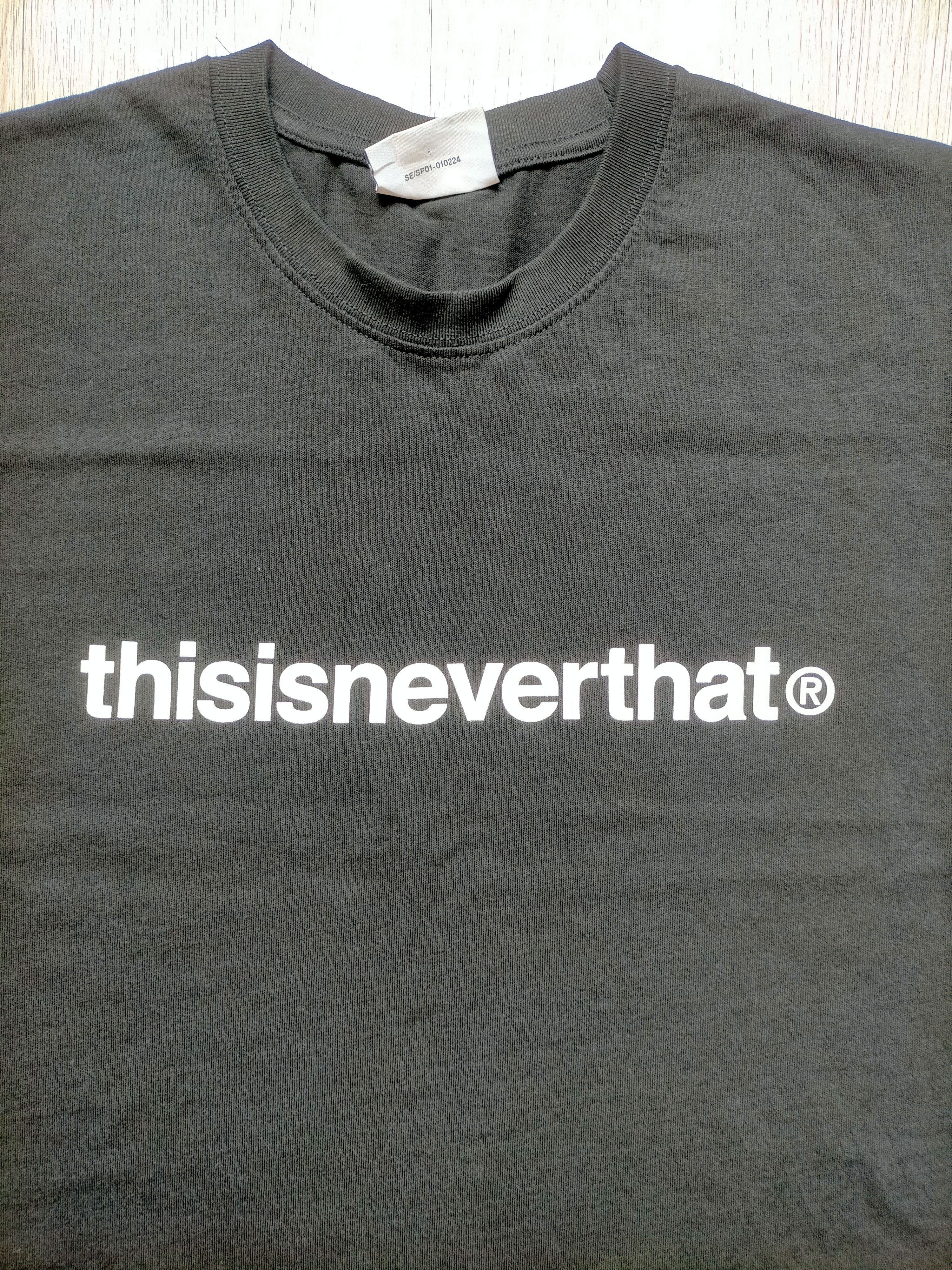 thisisneverthat Thisisneverthat Spell out black tee Size US L / EU 52-54 / 3 - 5 Thumbnail