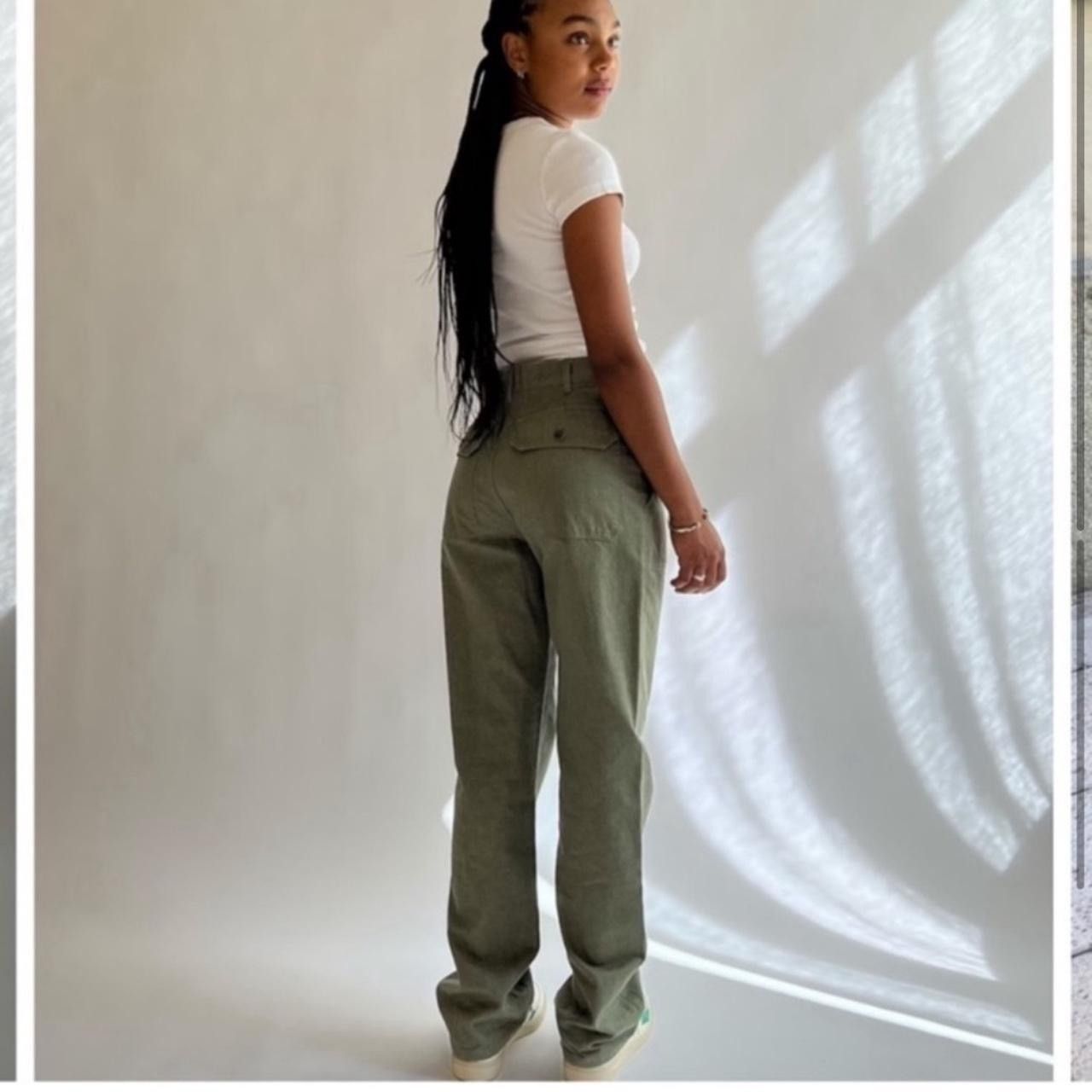 Other Djerf Avenue Go To Pants Green Size 28" / US 6 / IT 42 - 2 Thumbnail
