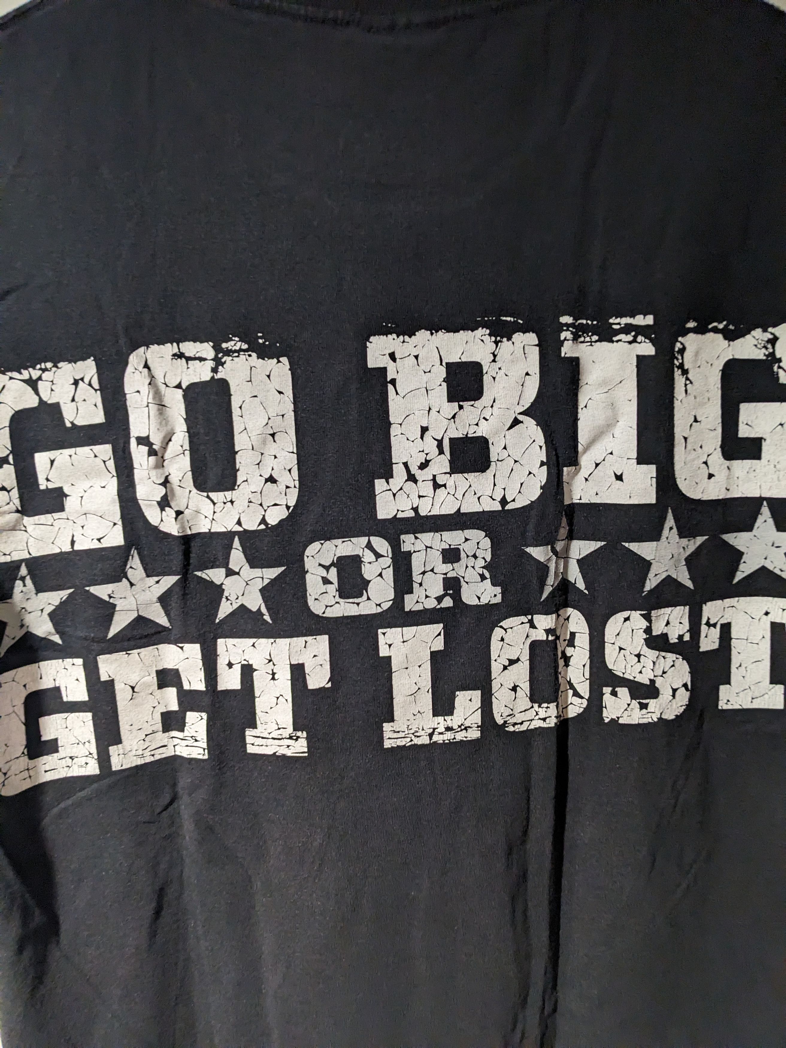 Vintage × WWE Vintage Big Show Go Big or Get Lost WWE Black Large T-Shirt Size US L / EU 52-54 / 3 - 6 Thumbnail