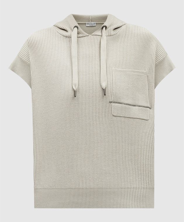 Brunello Cucinelli o1w1db10825 Sweater in Open White Size S / US 4 / IT 40 - 1 Thumbnail