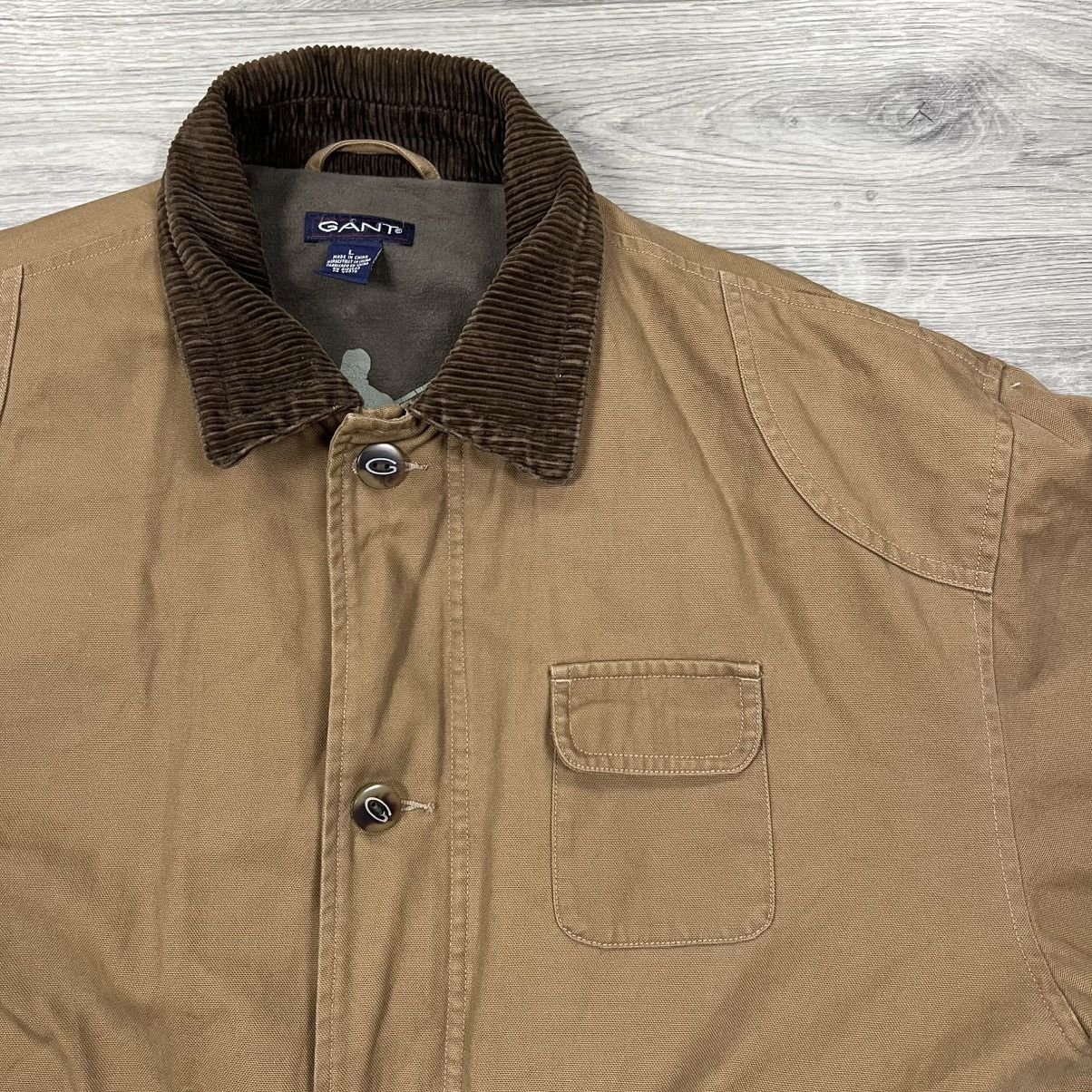 Gant GANT Vintage Canvas Hunting Chore Jacket Corduroy Trim Sz L Size US L / EU 52-54 / 3 - 8 Thumbnail