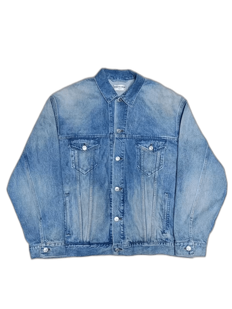 Balenciaga Balenciaga Denim Jacket with Graffiti Design Size US L / EU 52-54 / 3 - 1 Thumbnail