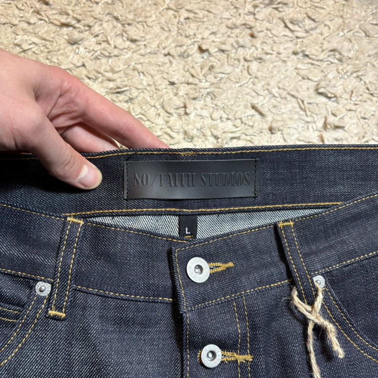 No Faith Studios NO/FAITH STUDIO DENIM JEANS Size US 34 / EU 50 - 9 Thumbnail