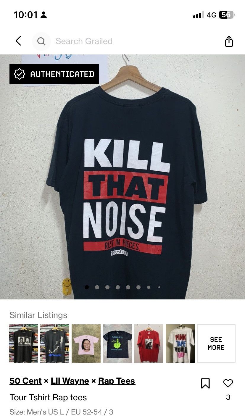 Vintage Tour Tshirt Rap tees Size US L / EU 52-54 / 3 - 11 Thumbnail