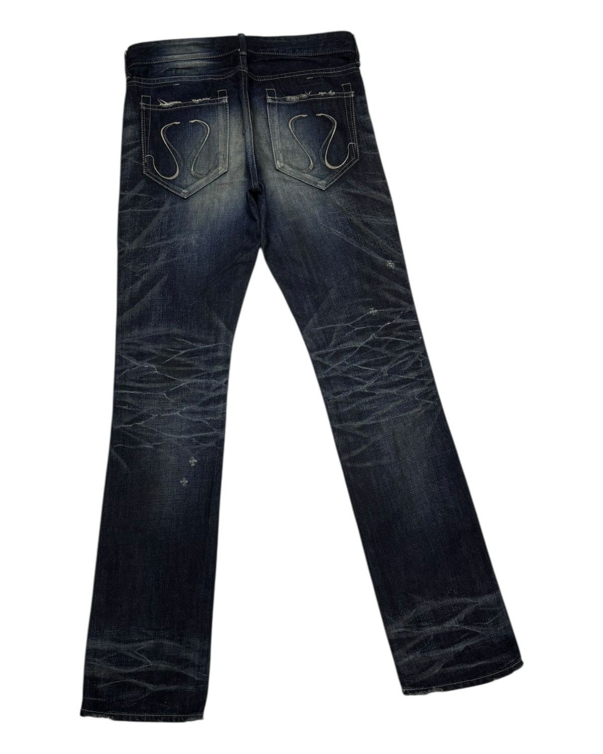 CIVARIZE × Japanese Brand × Undercover CIVARIZE CLAWMARK SLIM FLARE JEANS DISTRESSED DENIM Size US 31 - 4 Thumbnail