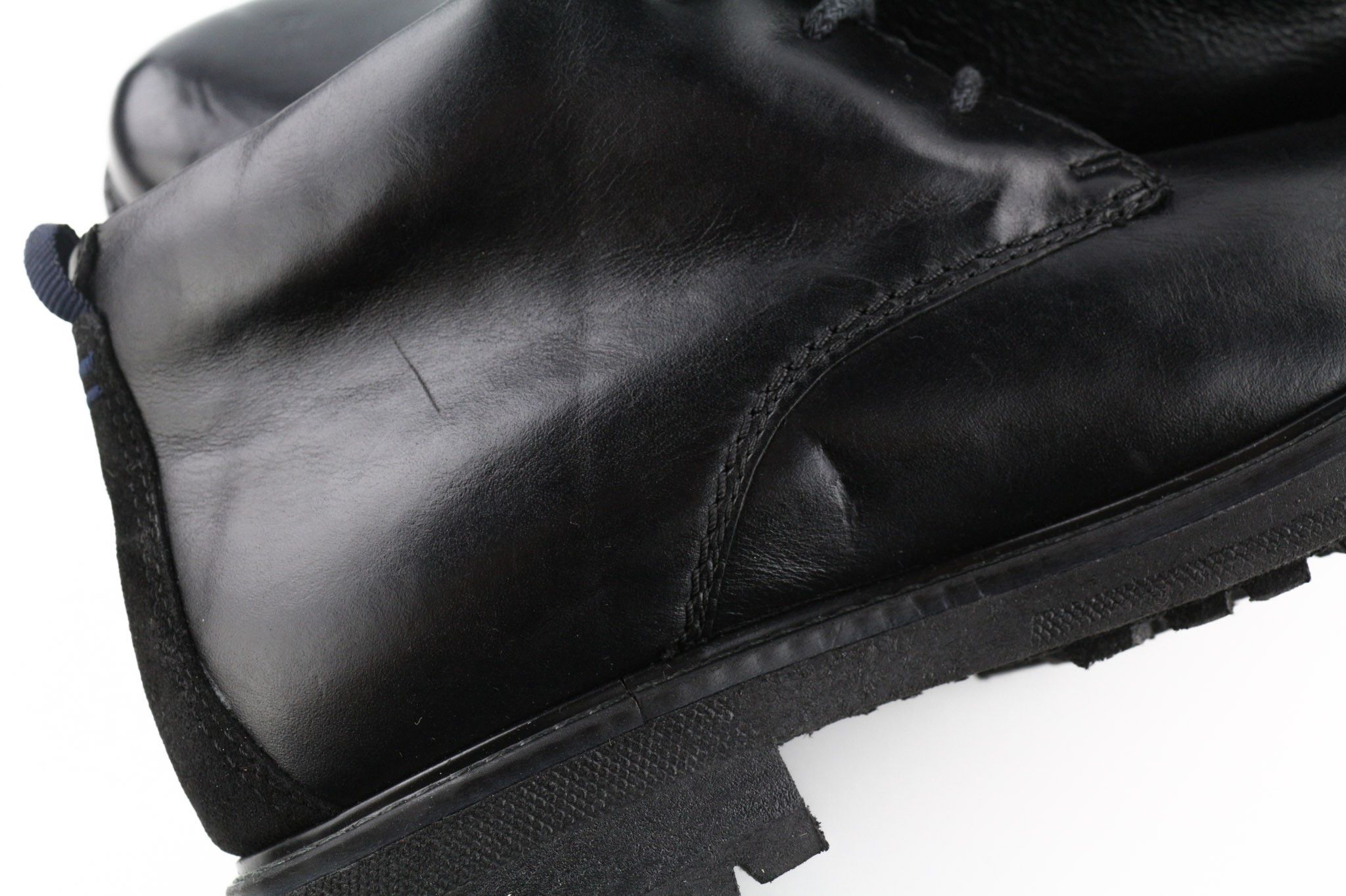 Timberland A2KCW UK8.5 Leather Black Pull Tab Lace Up Boots 79908 Size US 9 / EU 42 - 11 Thumbnail