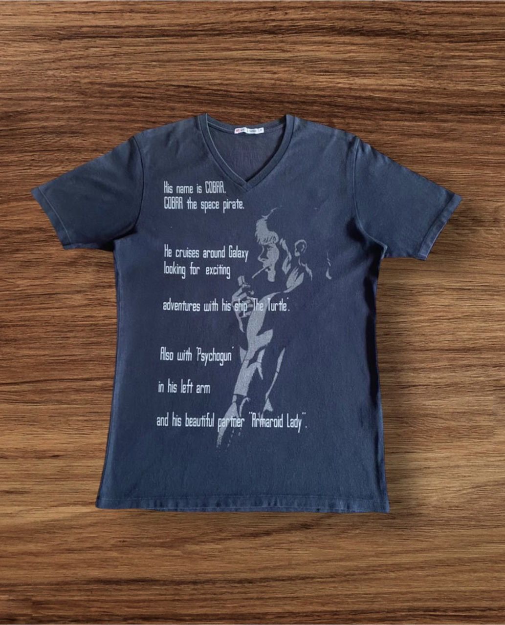Anime Japanese Anima COBRA THE SPACE PIRATE Spell Out Tee Size US S / EU 44-46 / 1 - 1 Thumbnail