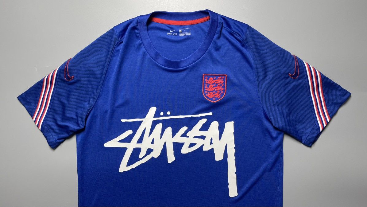Nike ENGLAND x STUSSY NIKE 2020/2021 FOOTBALL TRAINING JERSEY Size US L / EU 52-54 / 3 - 2 Thumbnail