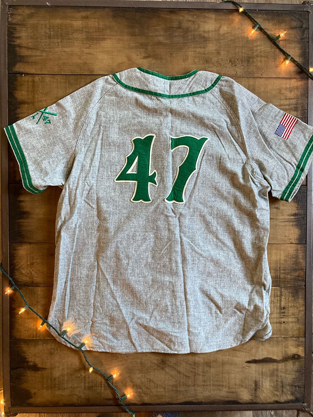 Ebbets Field Flannels 2014 LRG x Ebbets "Lifted" Wool Jersey Size US XL / EU 56 / 4 - 2 Thumbnail