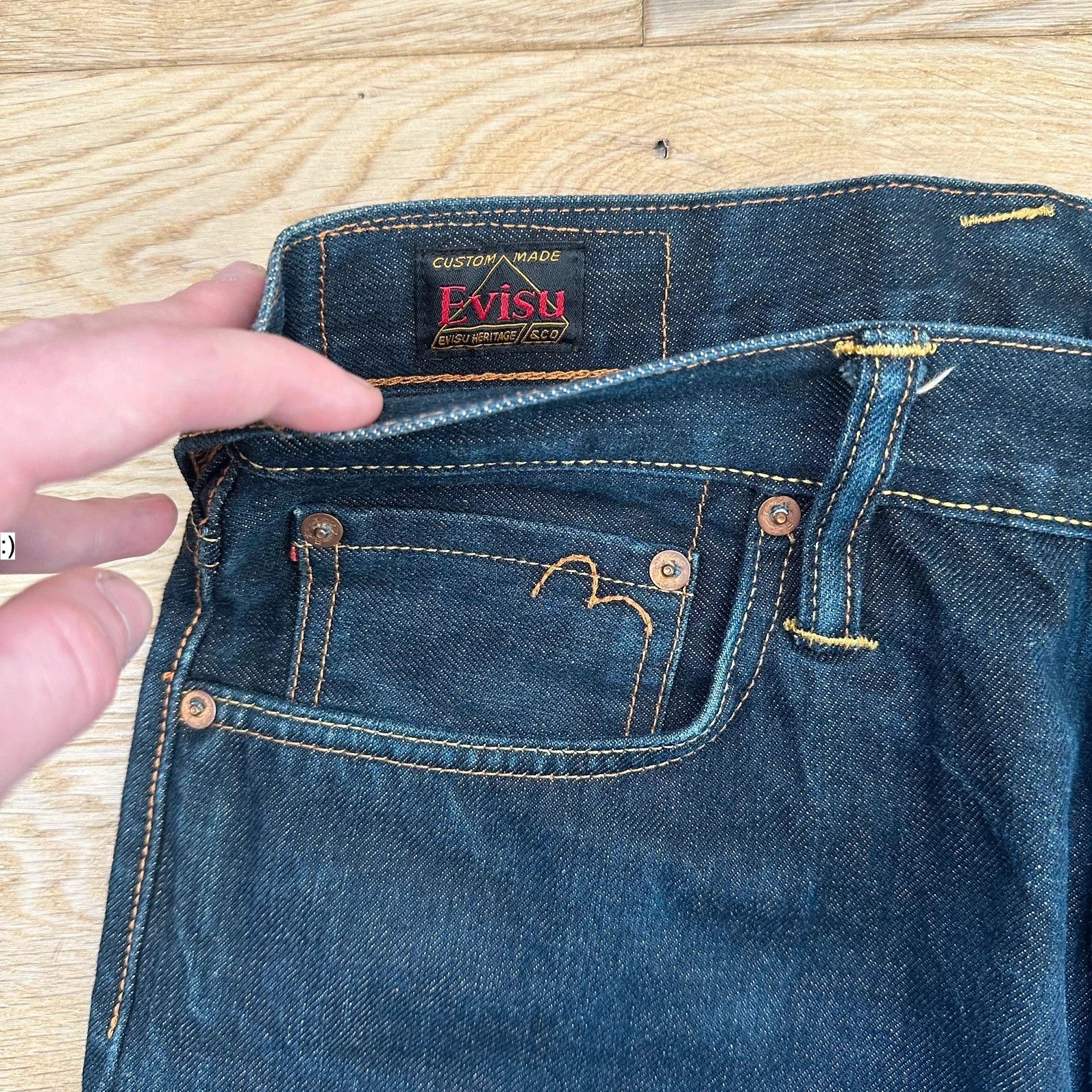 Evisu Jeans Evisu Daicock Lot 2000 Embroidery Red Size US 30 / EU 46 - 6 Thumbnail