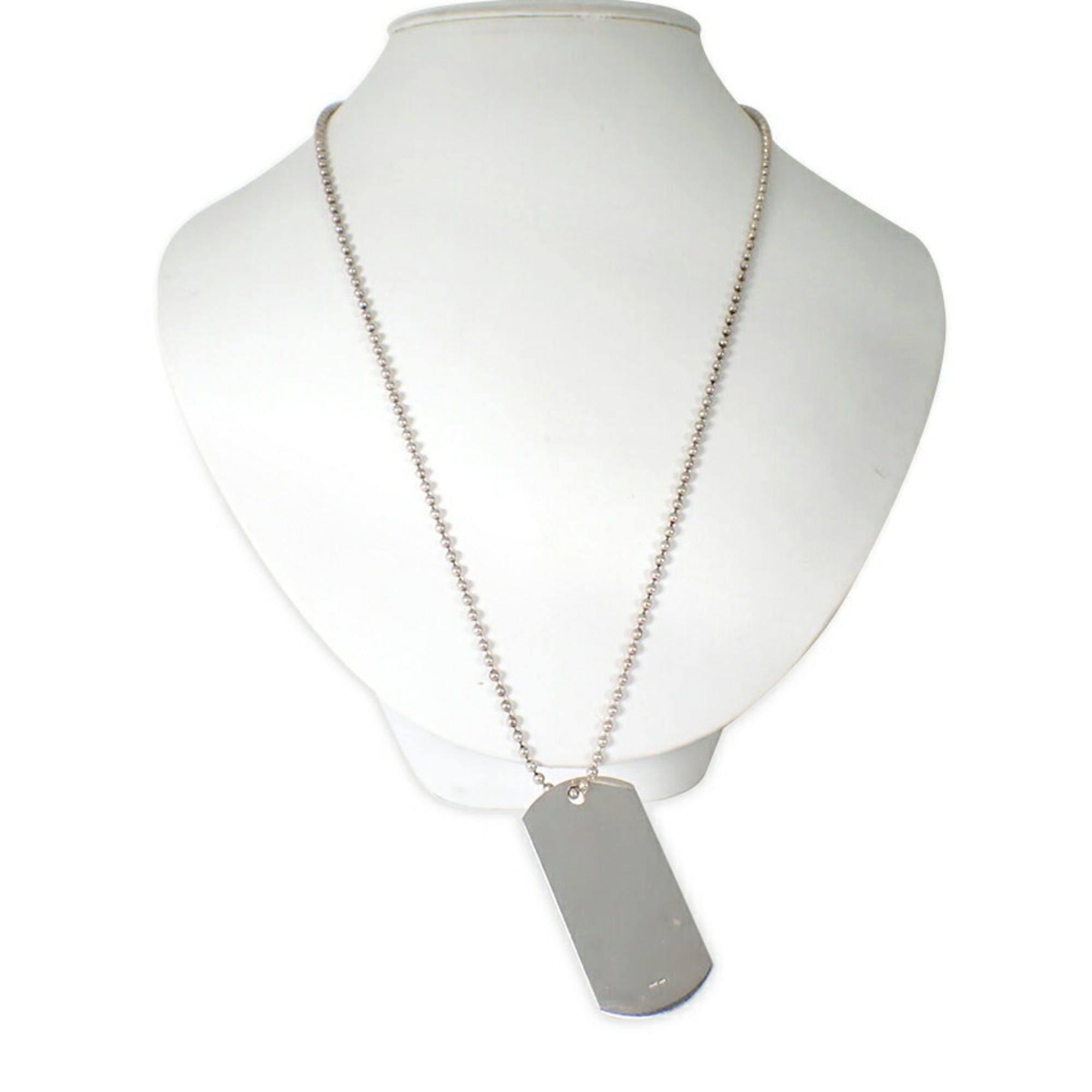 Gucci GUCCI 925 Dog Tag Necklace Size ONE SIZE - 1 Thumbnail