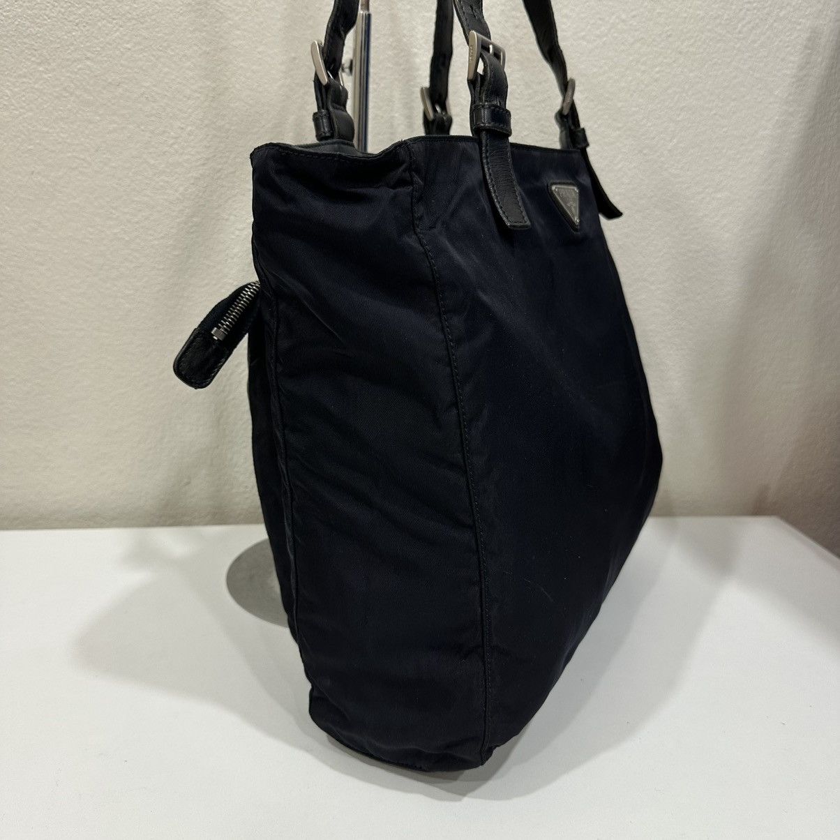 Prada PRADA NYLON TOTE BAG IN DARK BLUE Size ONE SIZE - 6 Thumbnail