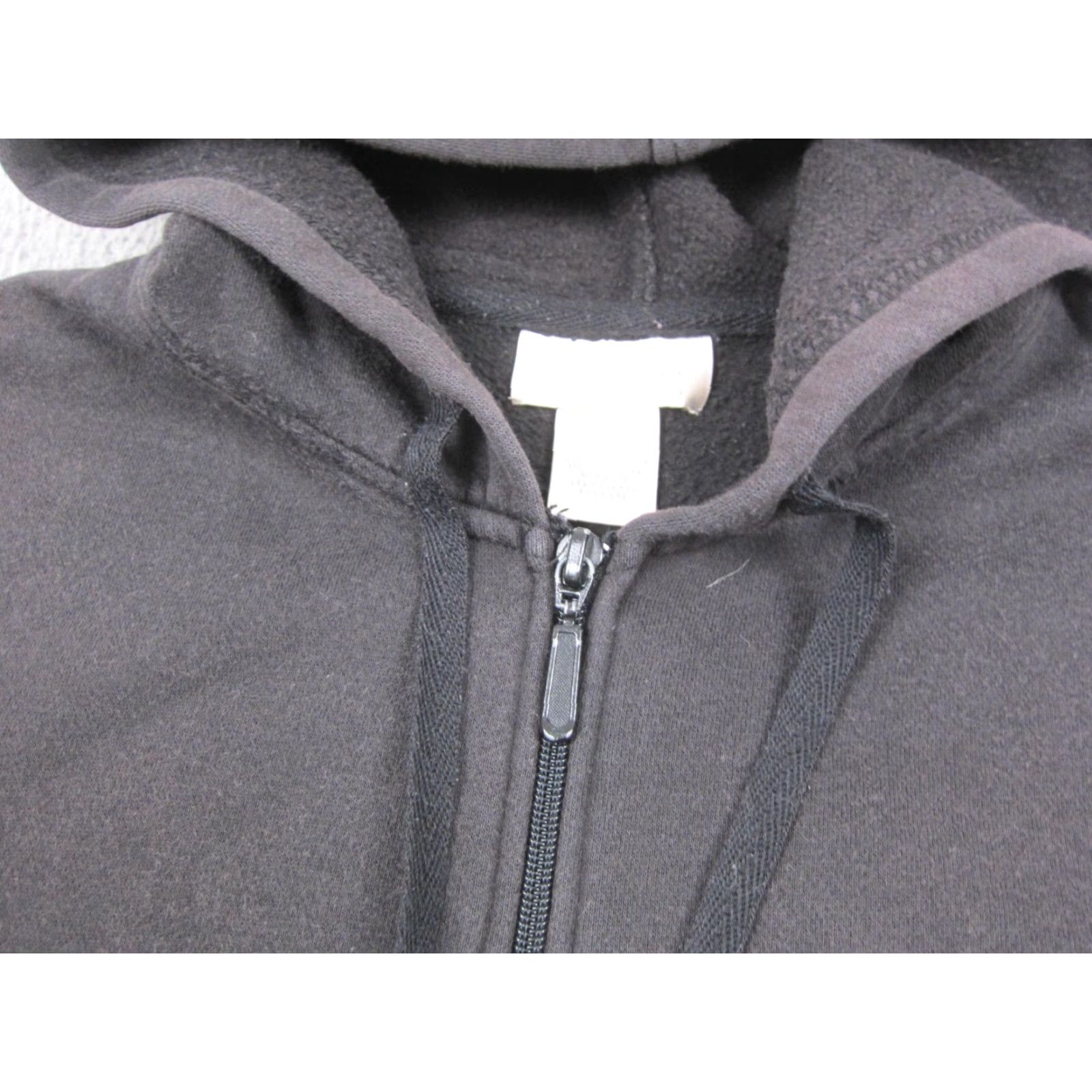 Vintage VINTAGE Studio Works Hoodie Womens 1X Black Full Zip Fleece Sweatshirt - Boxy, Logo, Hooded, Pockets, 90s, Winter, Fall, Activewear Womens Size XL / US 12-14 / IT 48-50 - 4 Thumbnail