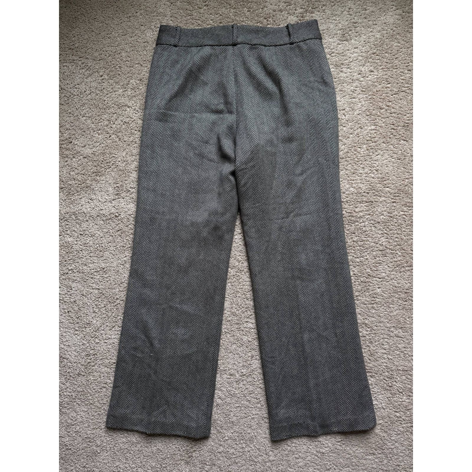 Ralph Lauren LAUREN Ralph Lauren Herringbone Wool Dress Pants Women's 10 Size 32" / US 10 / IT 46 - 2 Thumbnail