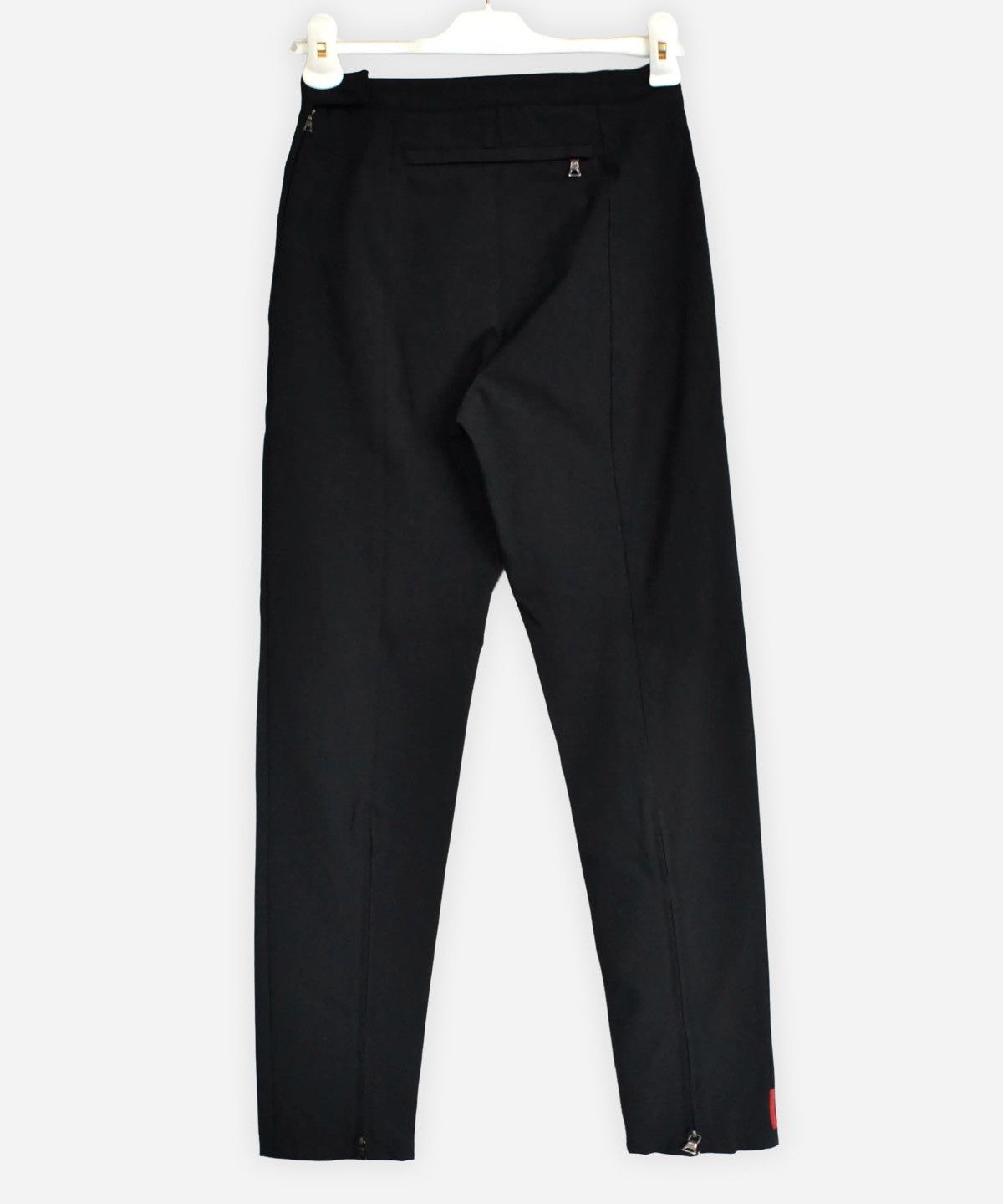 Prada 🔴 PRADA Pants Trousers Sport Nylon Red Tab Zip Black Size 28" / US 6 / IT 42 - 2 Thumbnail