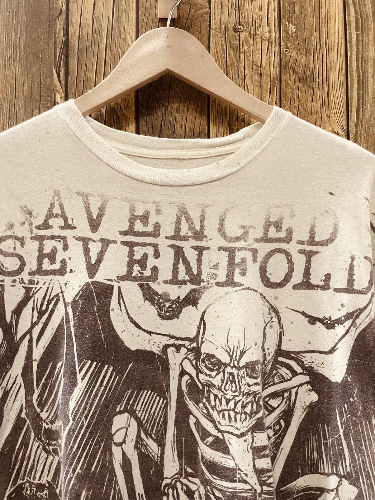 Band Tees × Hanes × Vintage Vintage Avenged Sevenfold A7X tee Size US M / EU 48-50 / 2 - 3 Thumbnail