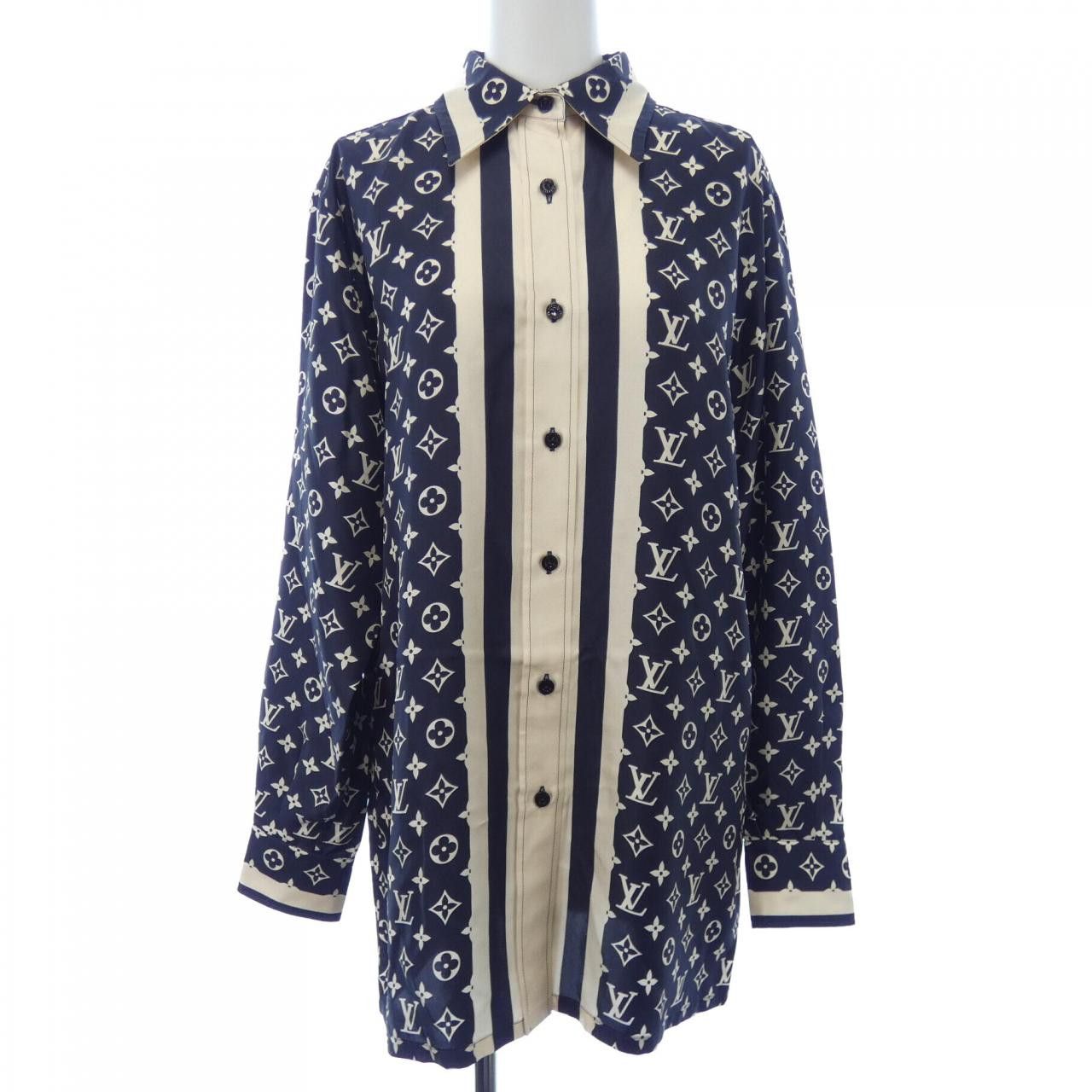 Louis Vuitton Louis Vuitton FOTP07TR0 Silk Shirt Others Tops FOTP07TR0 DUTY FREE for USA