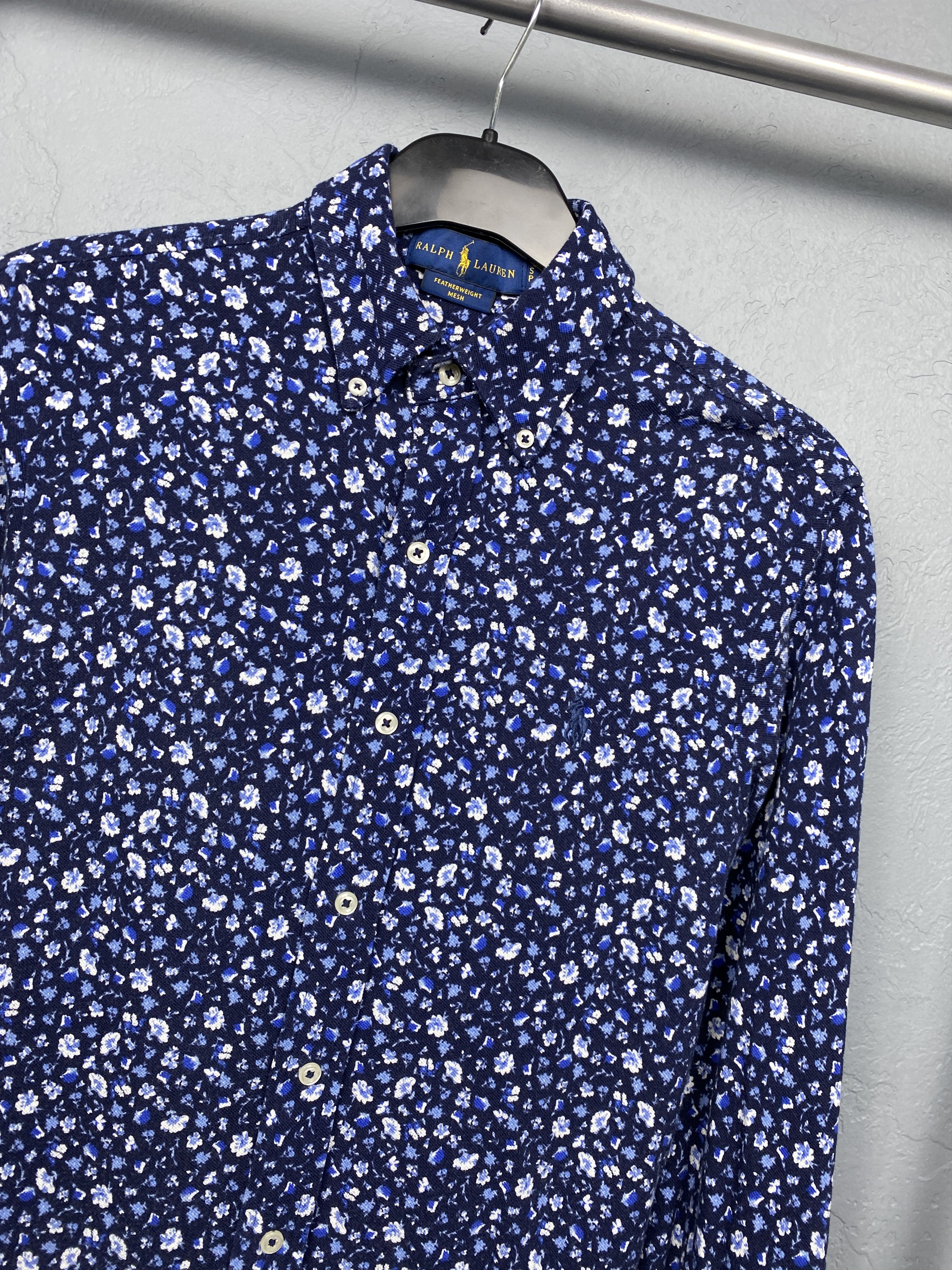 Polo Ralph Lauren × Ralph Lauren Polo Ralph Lauren Mens Featherweight Mesh Knit Shirt Size US S / EU 44-46 / 1 - 2 Thumbnail