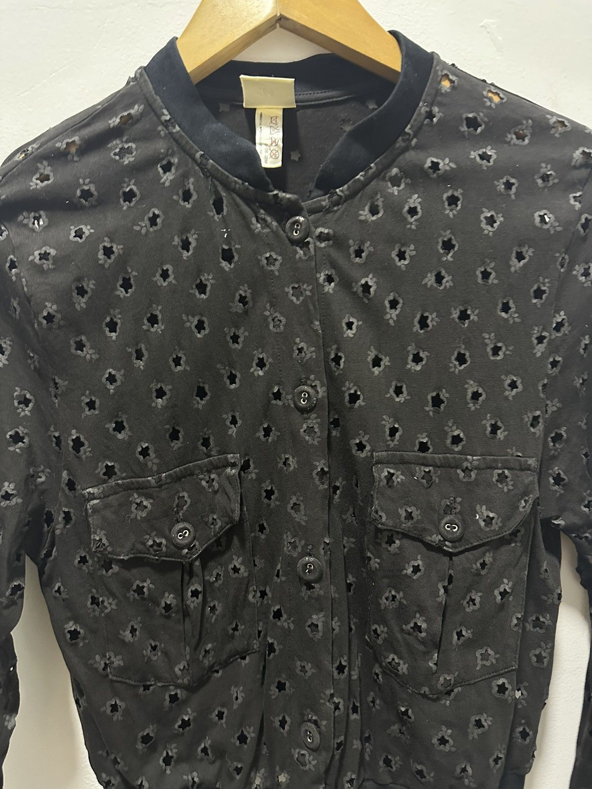 Krizia Uomo Kirzia Croped Top Jacket Bomber Jacket Nice Design Size S / US 4 / IT 40 - 6 Thumbnail