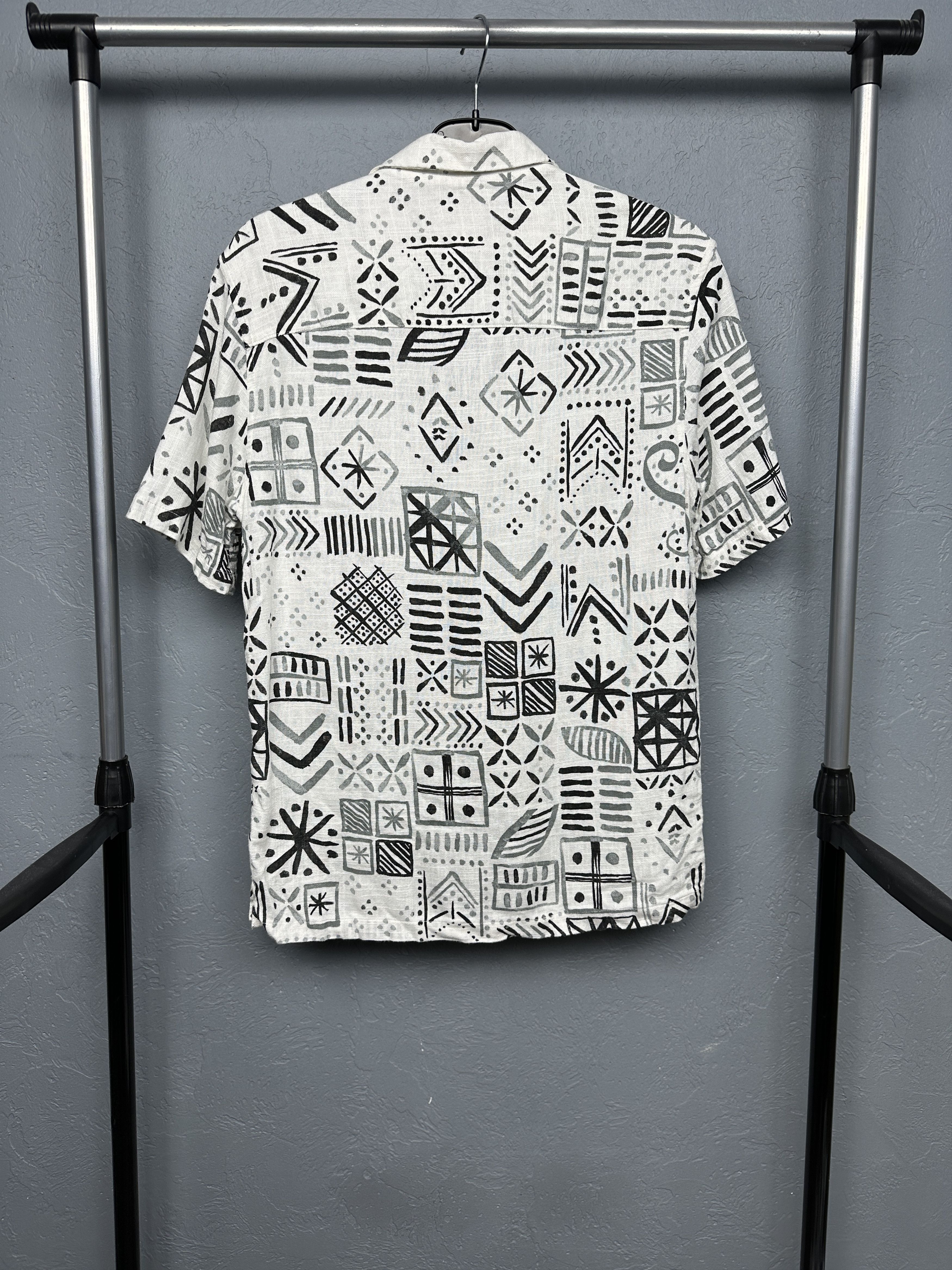 Zara Zara Mens LINEN Hawaiian Shirt Size US S / EU 44-46 / 1 - 5 Thumbnail
