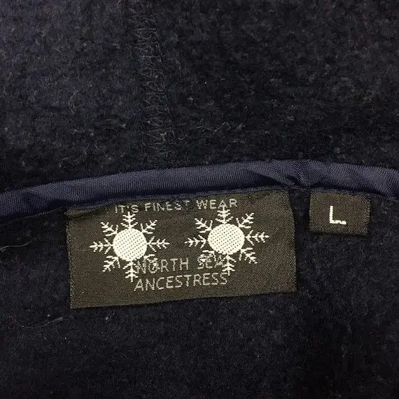 North Sea Clothing Vtg NORTH SEA ANCESTRESS Navajo Fleece Hoodie Jacket Size L / US 10 / IT 46 - 10 Thumbnail