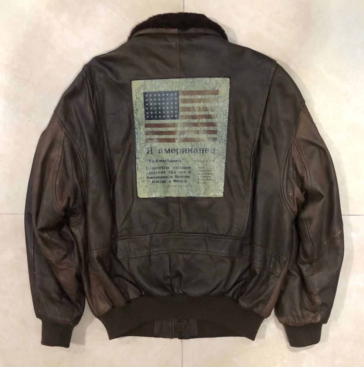 Avirex VTG 80s Avirex G-1 Patch U.S ARMY Air Forces Leather Jacket Size US XL / EU 56 / 4 - 2 Thumbnail