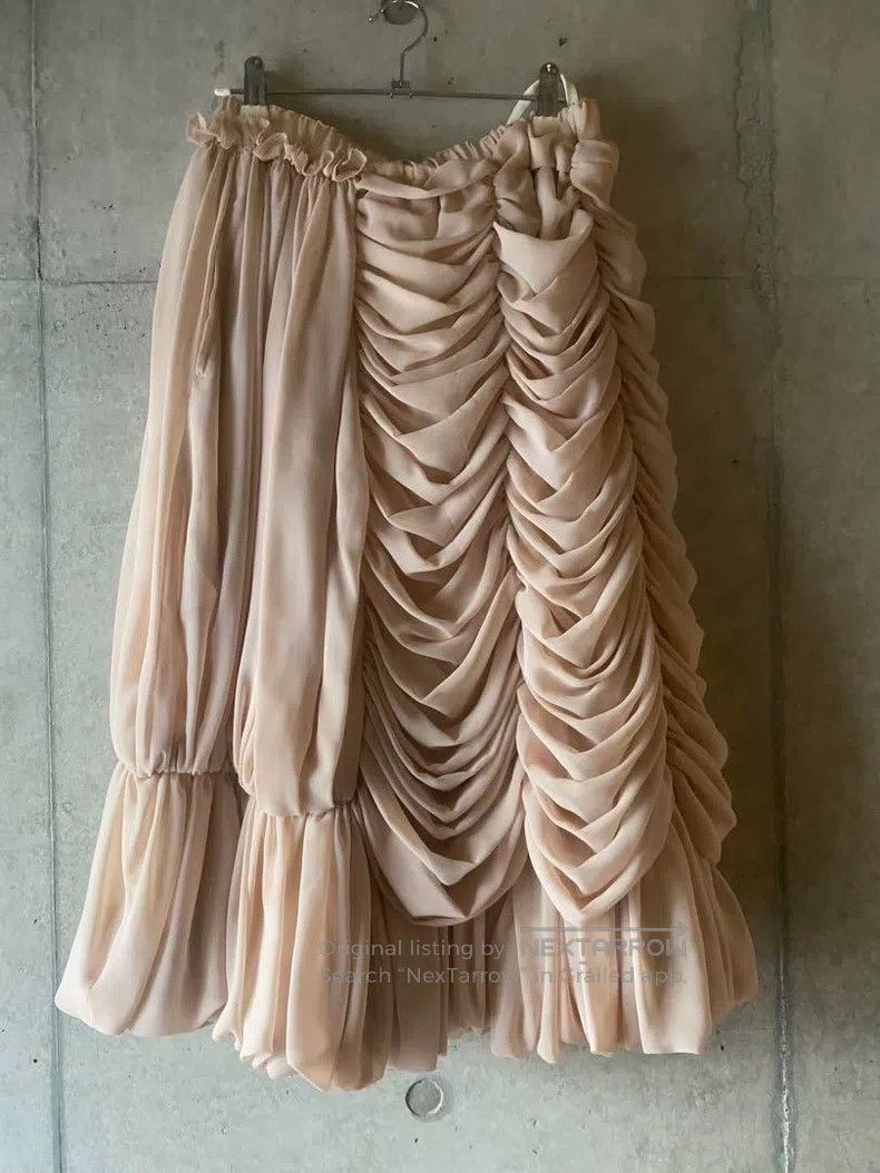 Comme des Garcons Comme Des Garcons size XS Beige vintage pleated skirt Size 23" - 1 Thumbnail