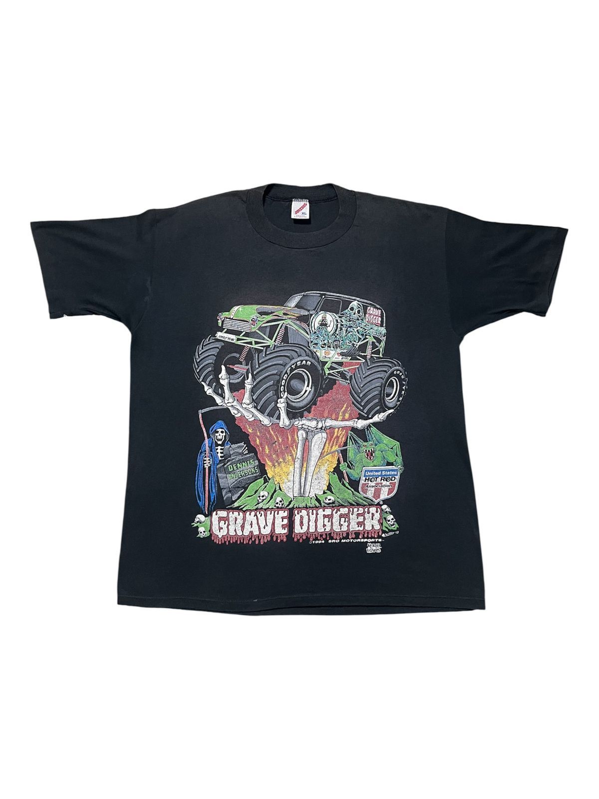 Vintage VIntage Grave Digger 90s Size US XL / EU 56 / 4 - 1 Thumbnail