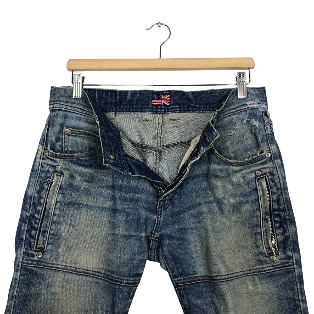 Japanese Brand 📌Vintage Denim Pants Biker Rupert Japan Size US 32 / EU 48 - 21 Thumbnail