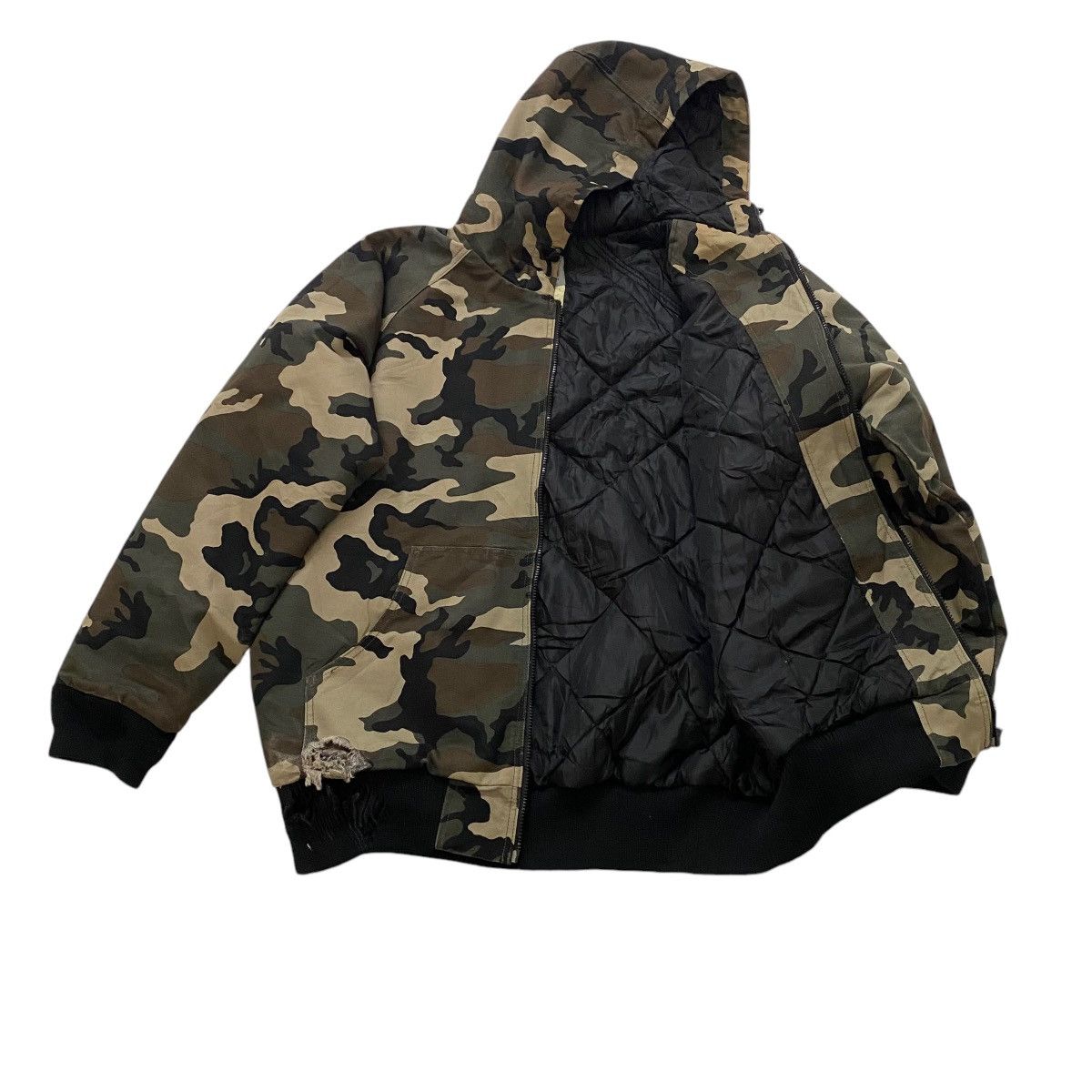 Carhartt ☀️Vintage Carhartt camo hoodie jacket Size US XXL / EU 58 / 5 - 11 Thumbnail