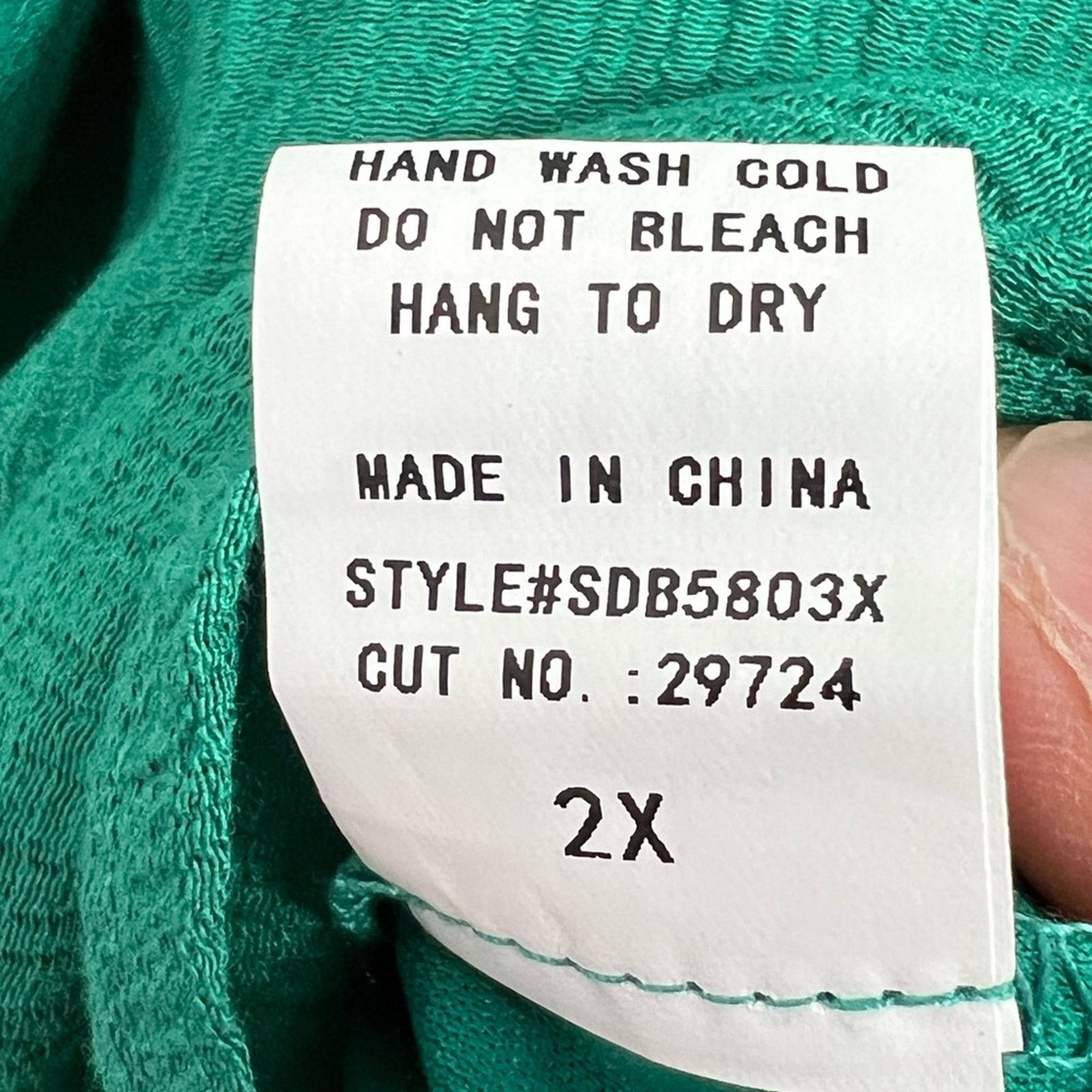 Other NWT Siren Lily Plus Women Dress Size 2X Lined Green 22x40 Size XXL / US 16-18 / IT 52-54 - 8 Thumbnail