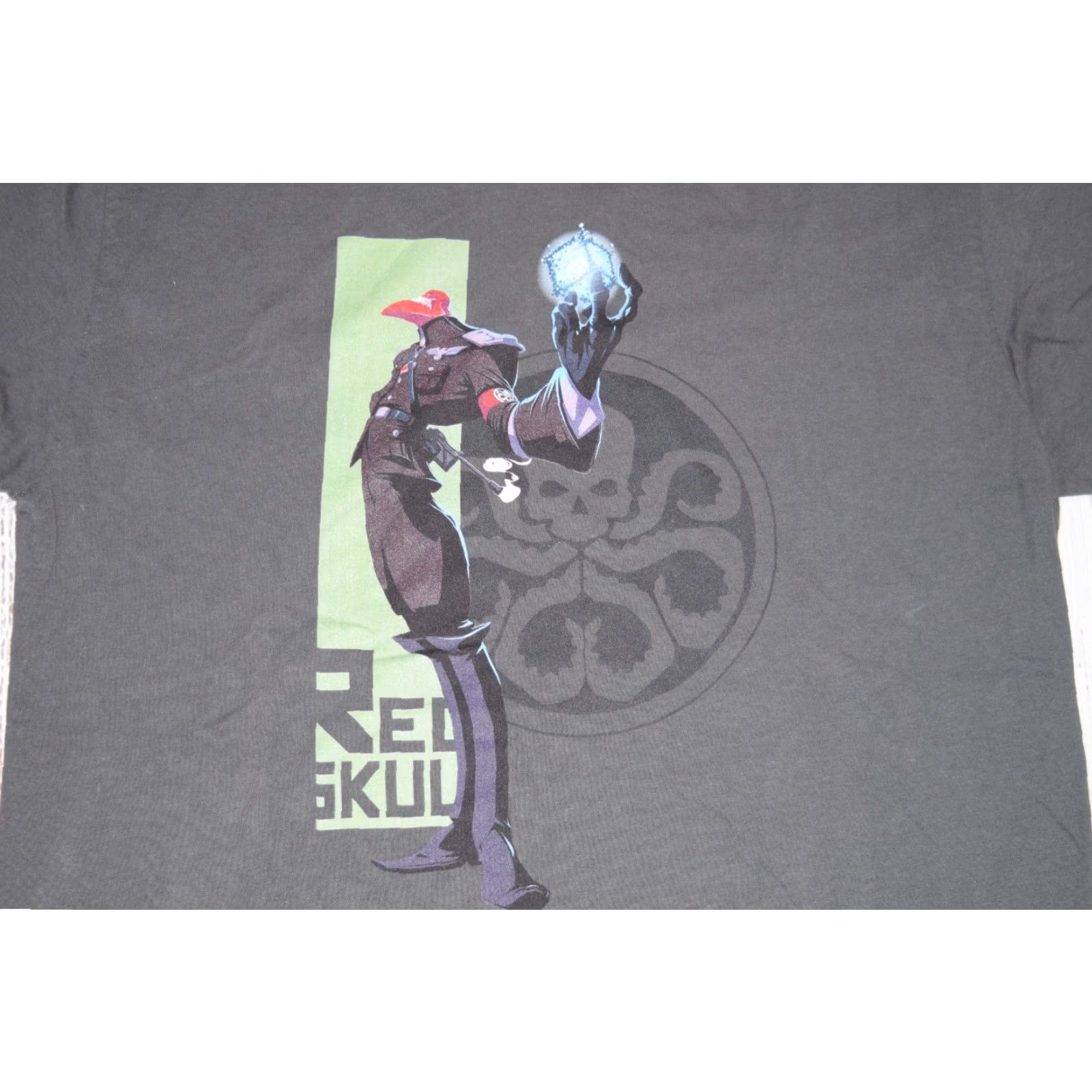 Vintage VINTAGE Marvel Skull T-Shirt Men Large Gray Crew Neck Short Sleeve Cotton Superhero Fantasy Size US L / EU 52-54 / 3 - 2 Thumbnail