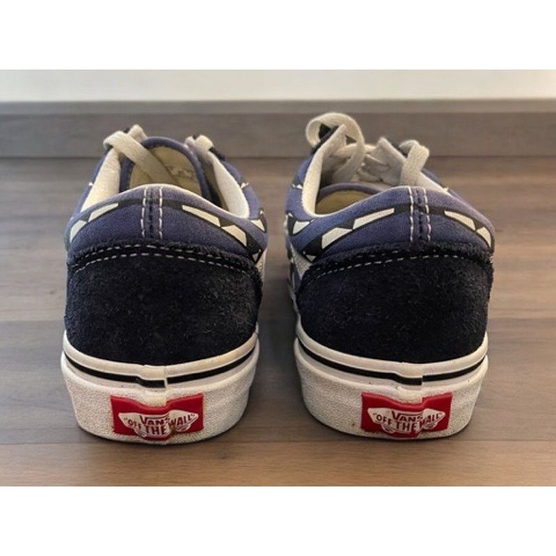 Vans Blue Vans Tennis Sneakers Checked Female Sz 6.5 Size US 6.5 / IT 36.5 - 3 Thumbnail